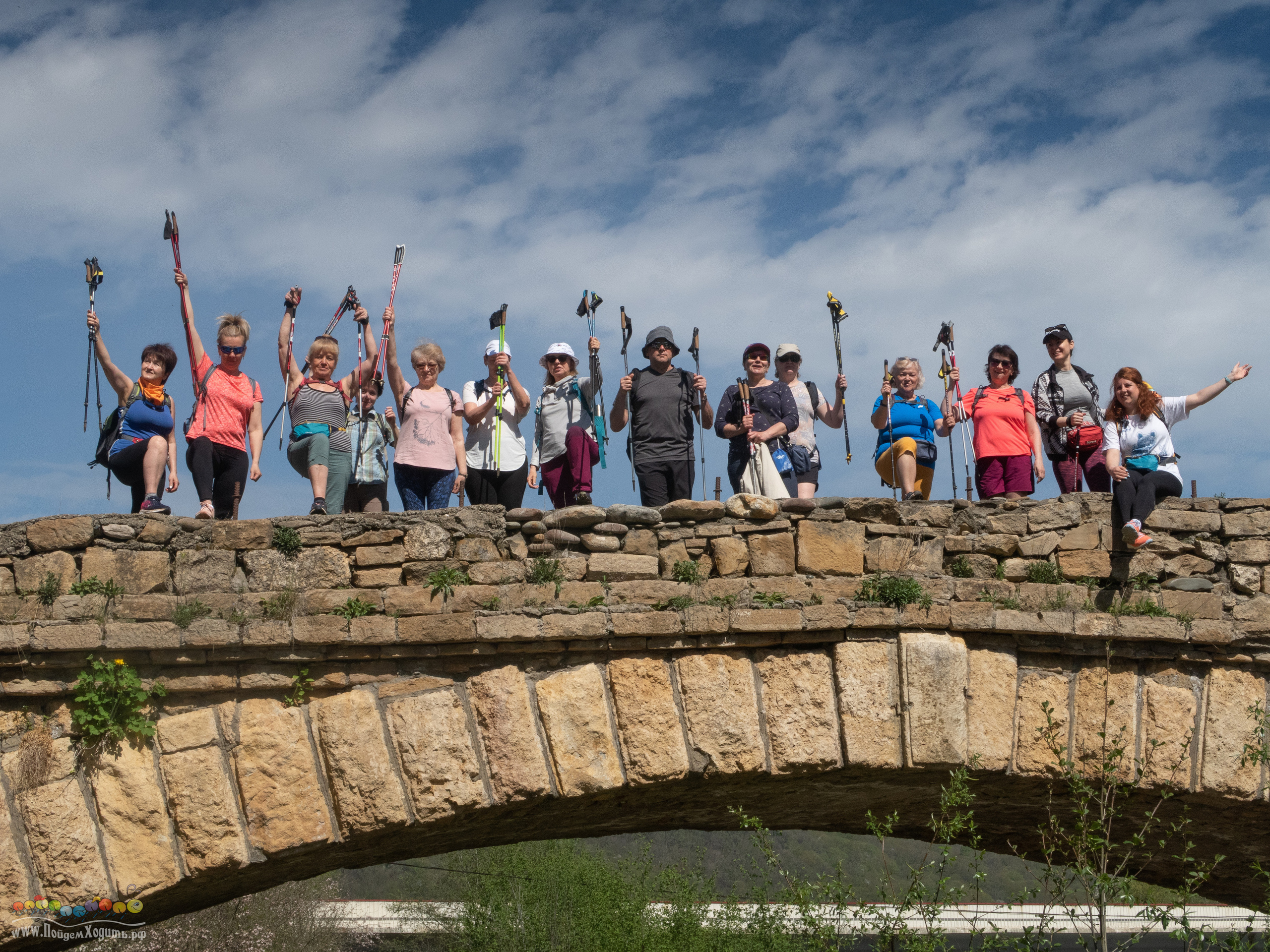 Адыгея — страна водопадов. Фото из походов и путешествий клуба скандинавской ходьбы Пойдем Ходить