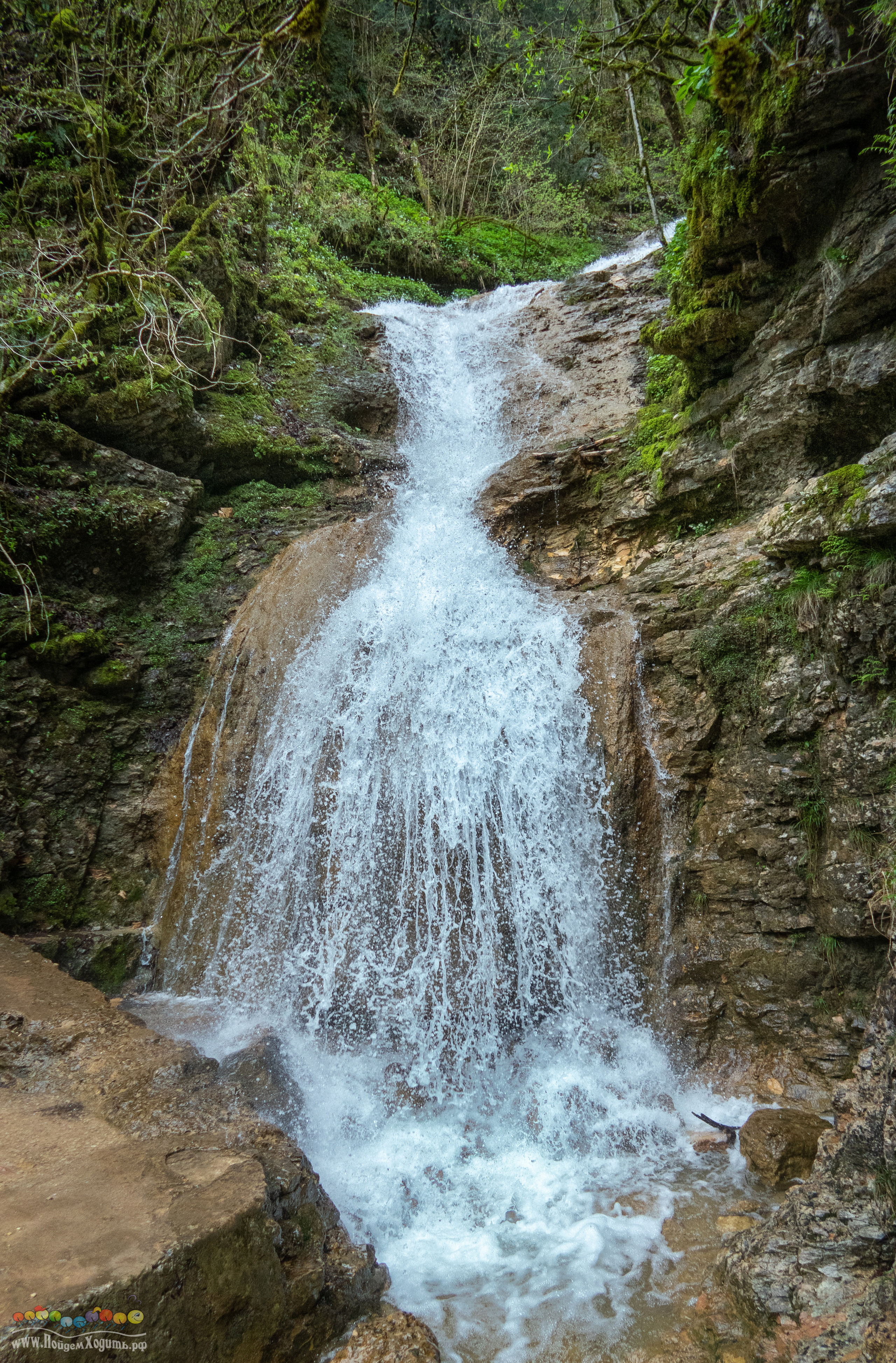 Адыгея — страна водопадов. Фото из походов и путешествий клуба скандинавской ходьбы Пойдем Ходить
