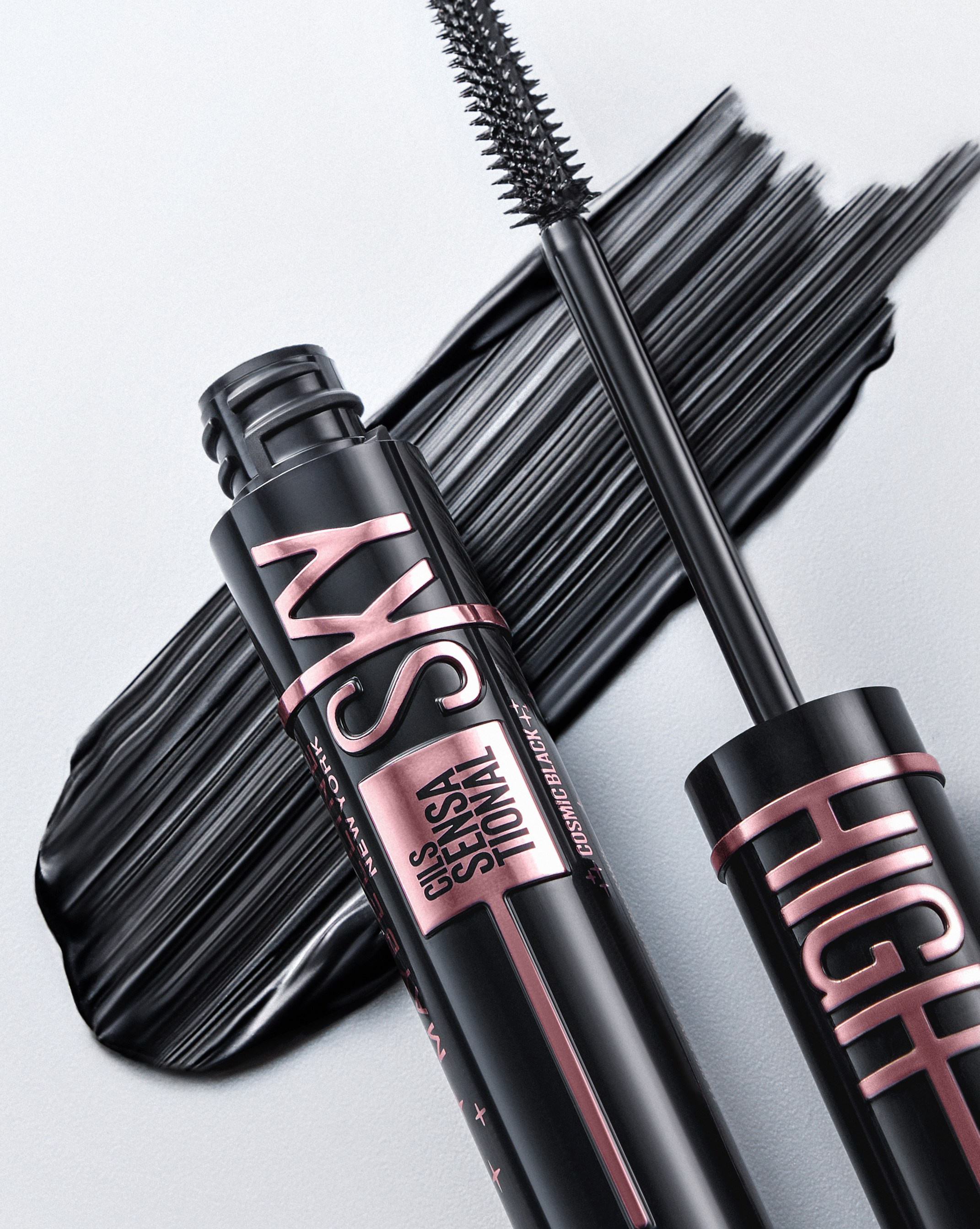 Maybelline Lash Sensational Sky High Mascara. Retouching, photo editing, portfolio retoucher
