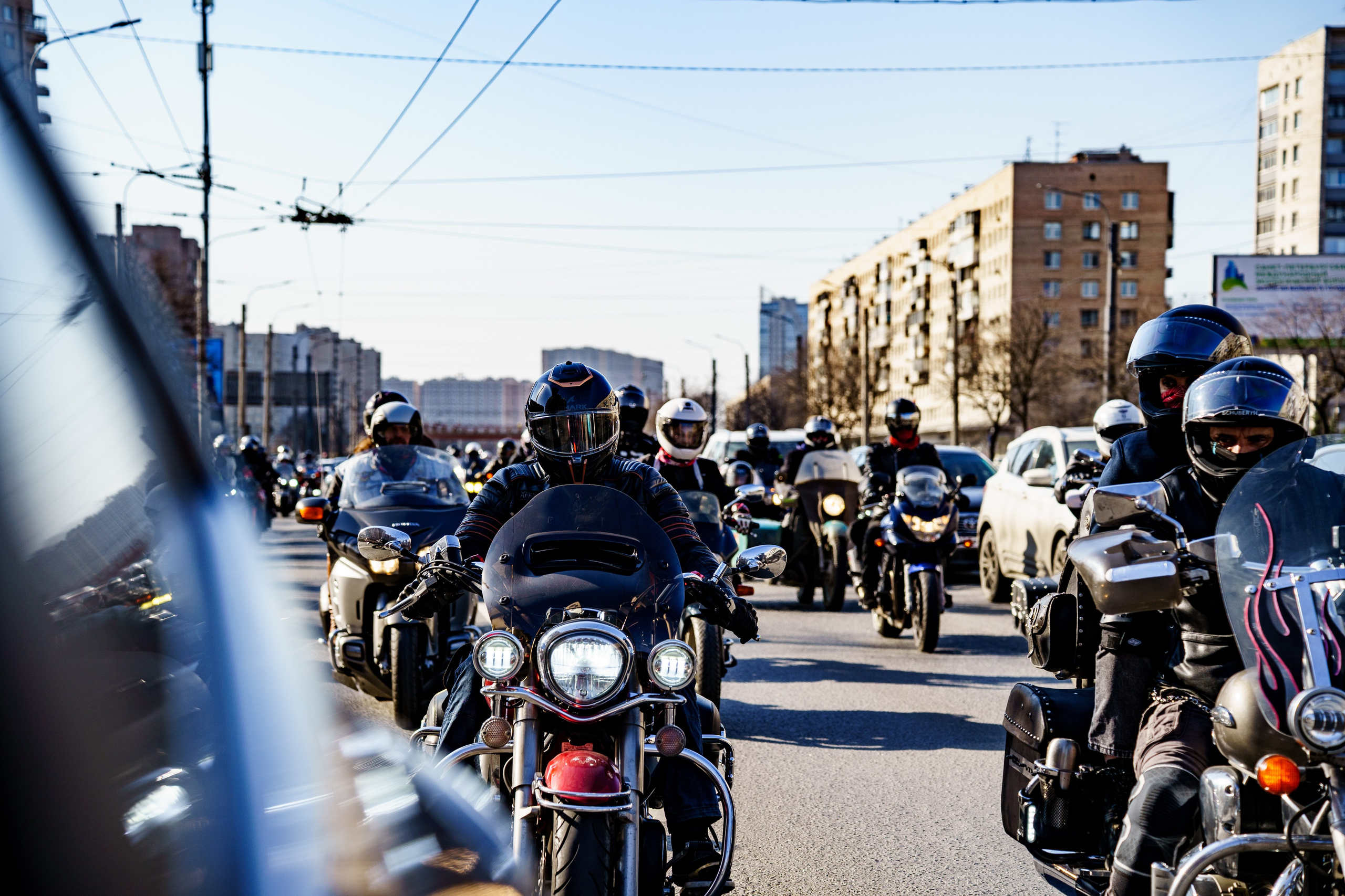 Прохват мотоклуба Norman Riders ч.1. Концертный и репортажный фотограф в Санкт-Петербурге Слава Пахомов