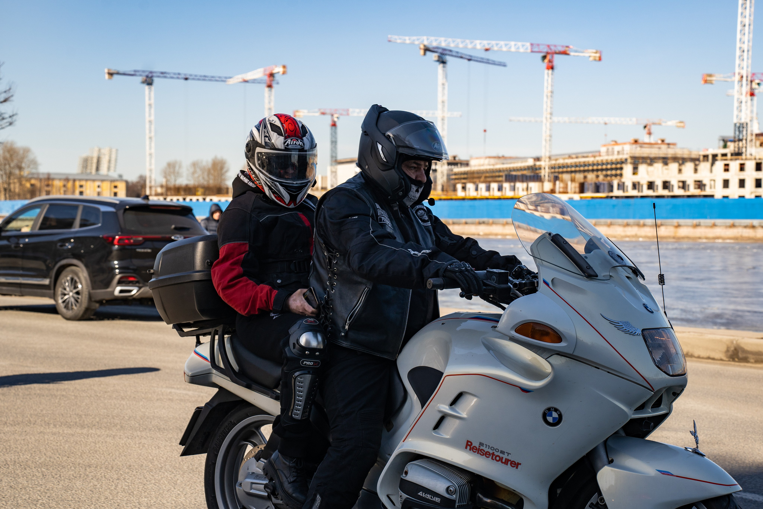 Весенний прохват мотоклуба Normans Riders MC. Концертный и репортажный фотограф в Санкт-Петербурге Слава Пахомов