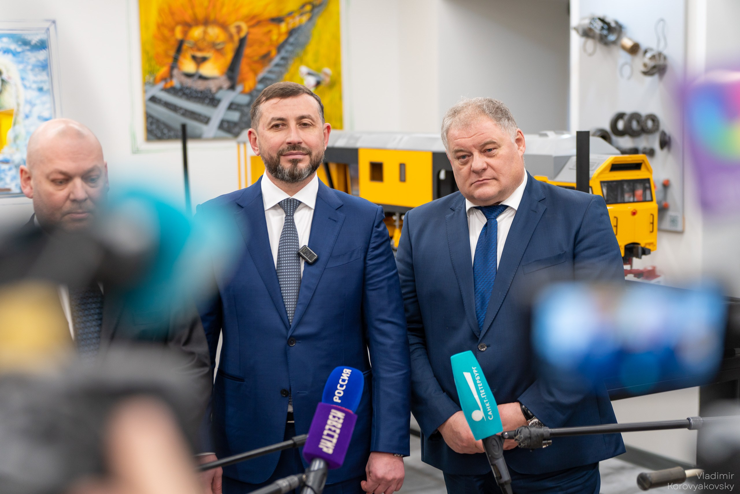 Открытие лабораторий. Фотограф Владимир Коровяковский