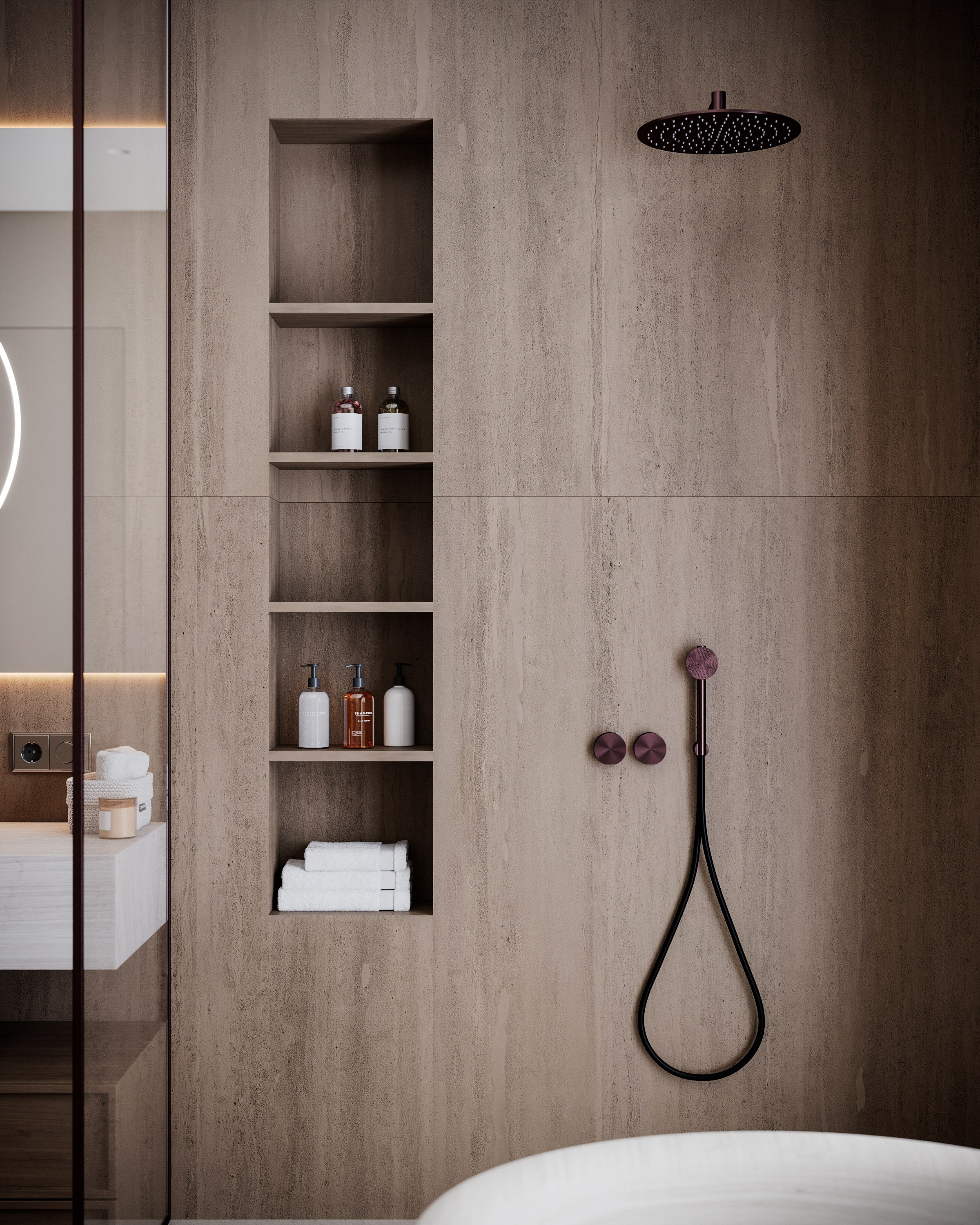 Country house | Bathroom. 3D визуализация интерьеров — Ирина