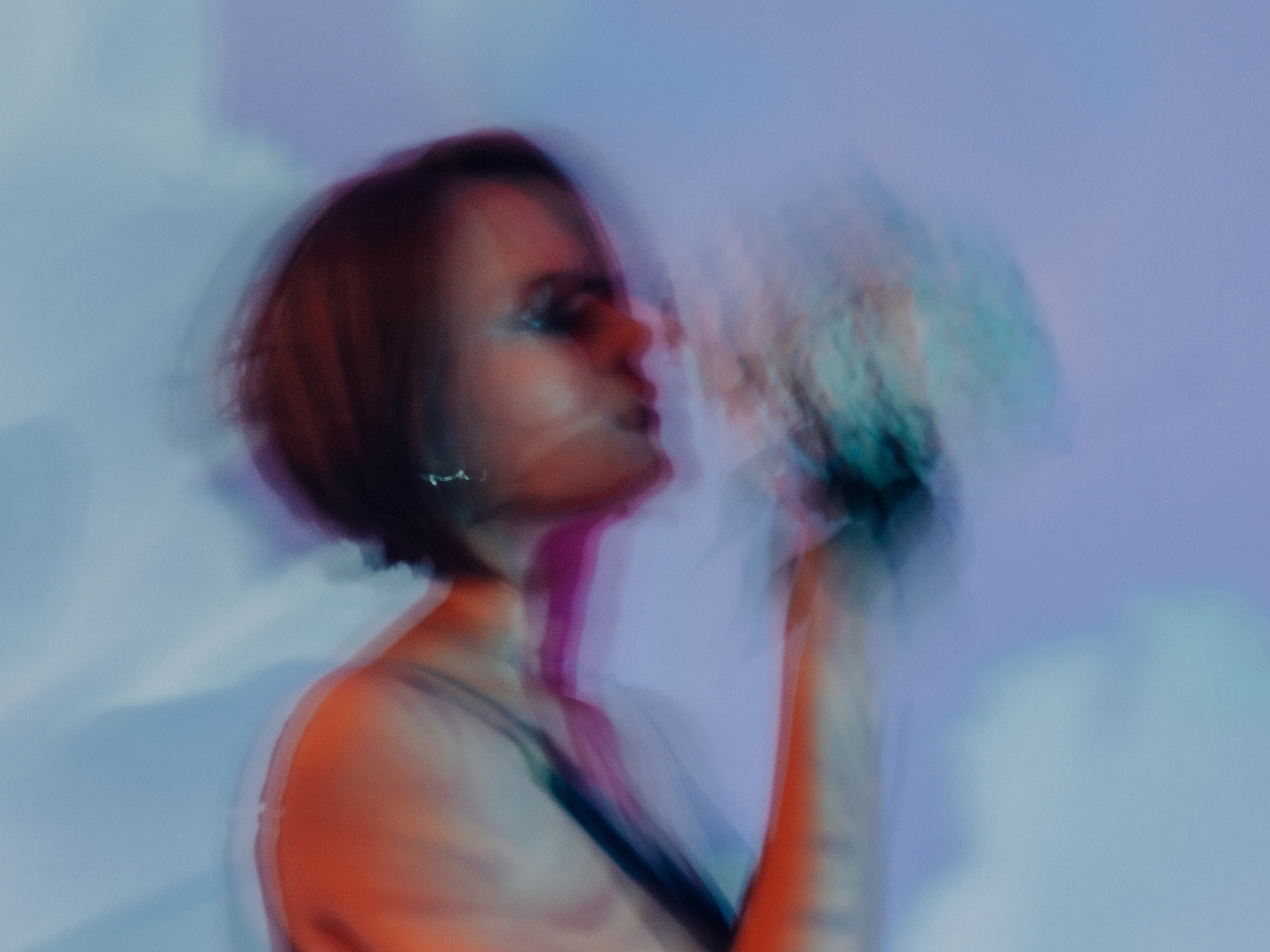 Портретная фотосессия с проектором в Санкт-Петербурге. Светлана Гопанюк. Портретный фотограф. Санкт-Петербург. СПб