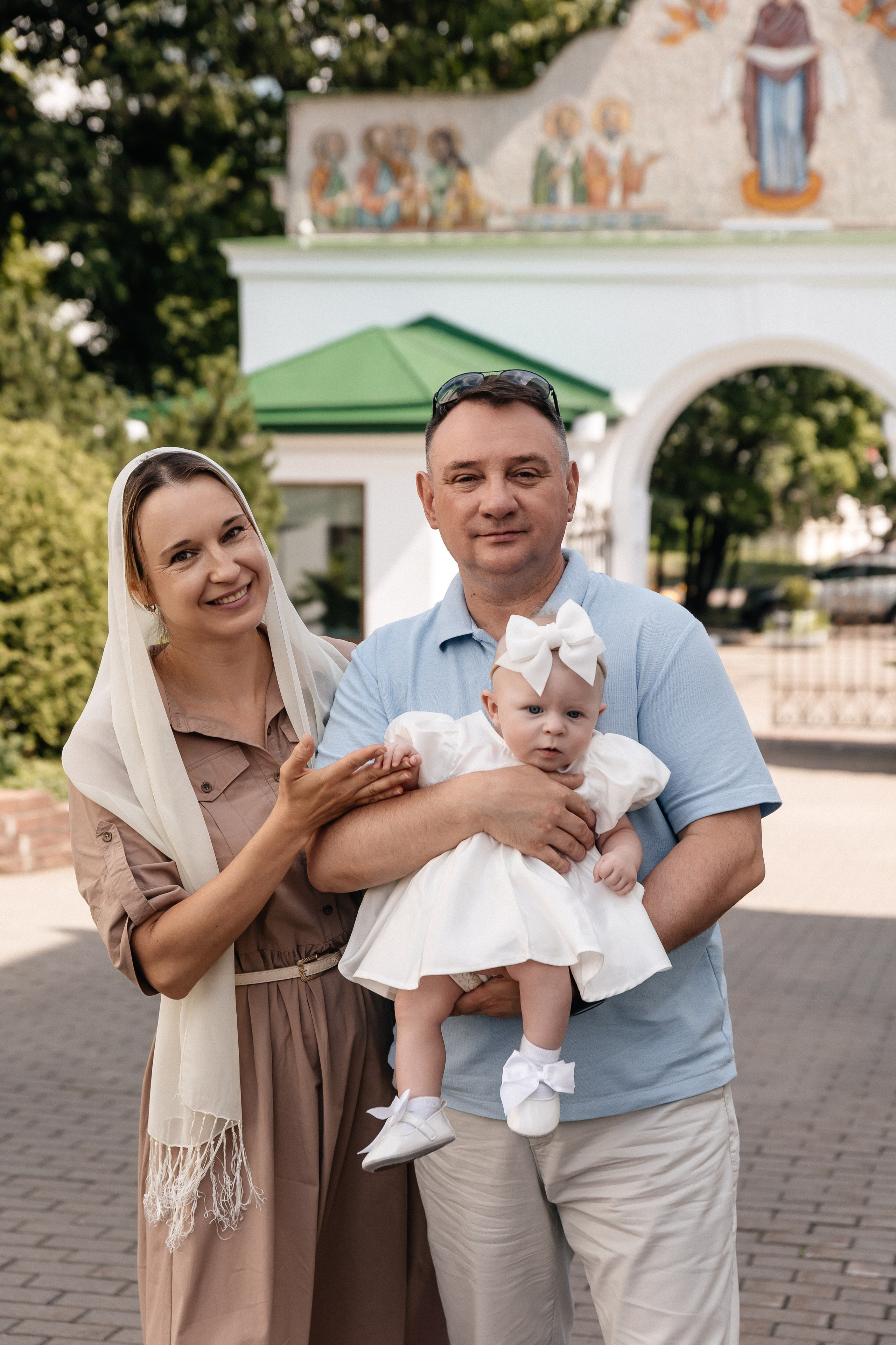 Крещение Адель. Семейный фотограф Минск Усова Ольга