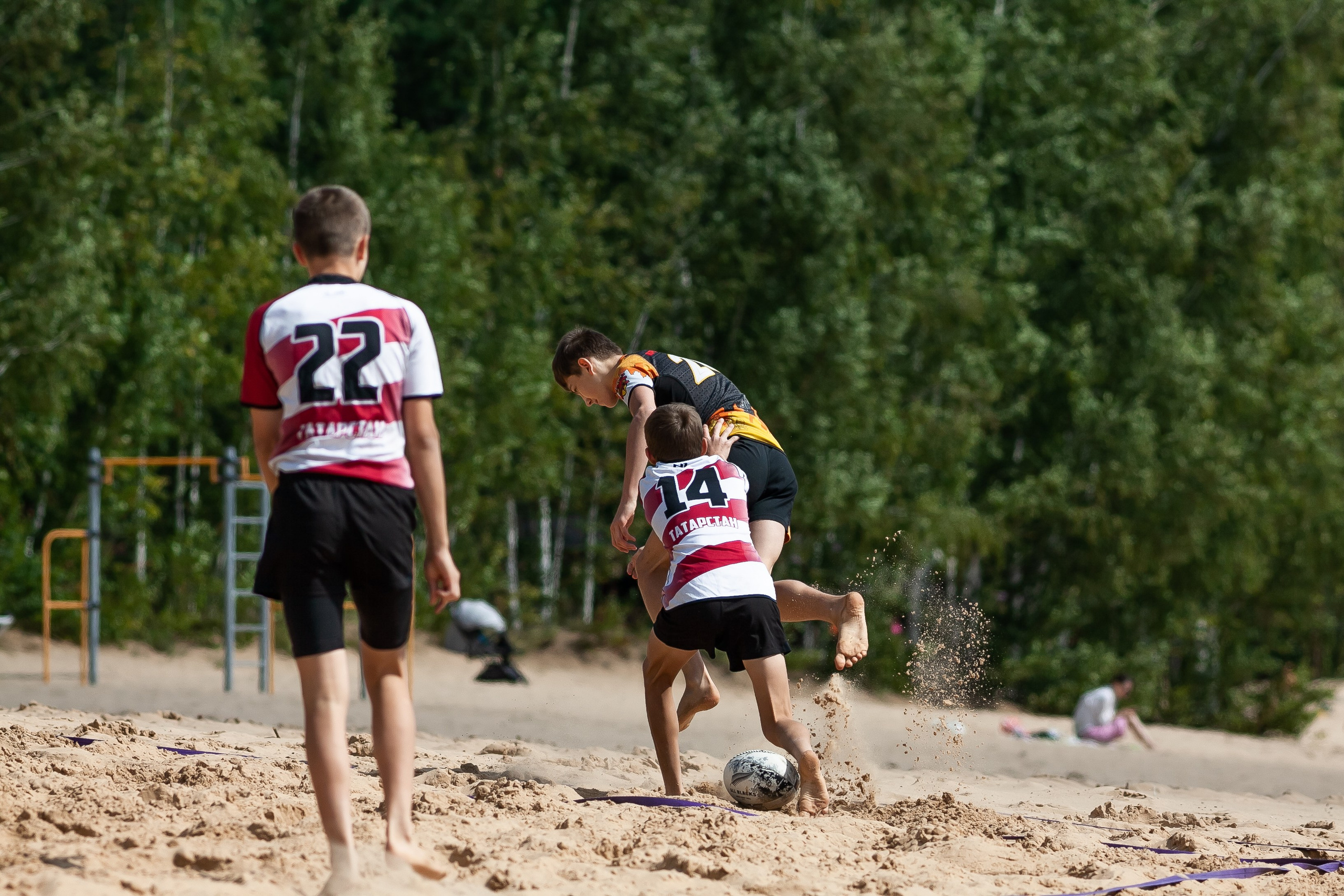 «Кубок «Молота» по пляжному Регби. Фотография