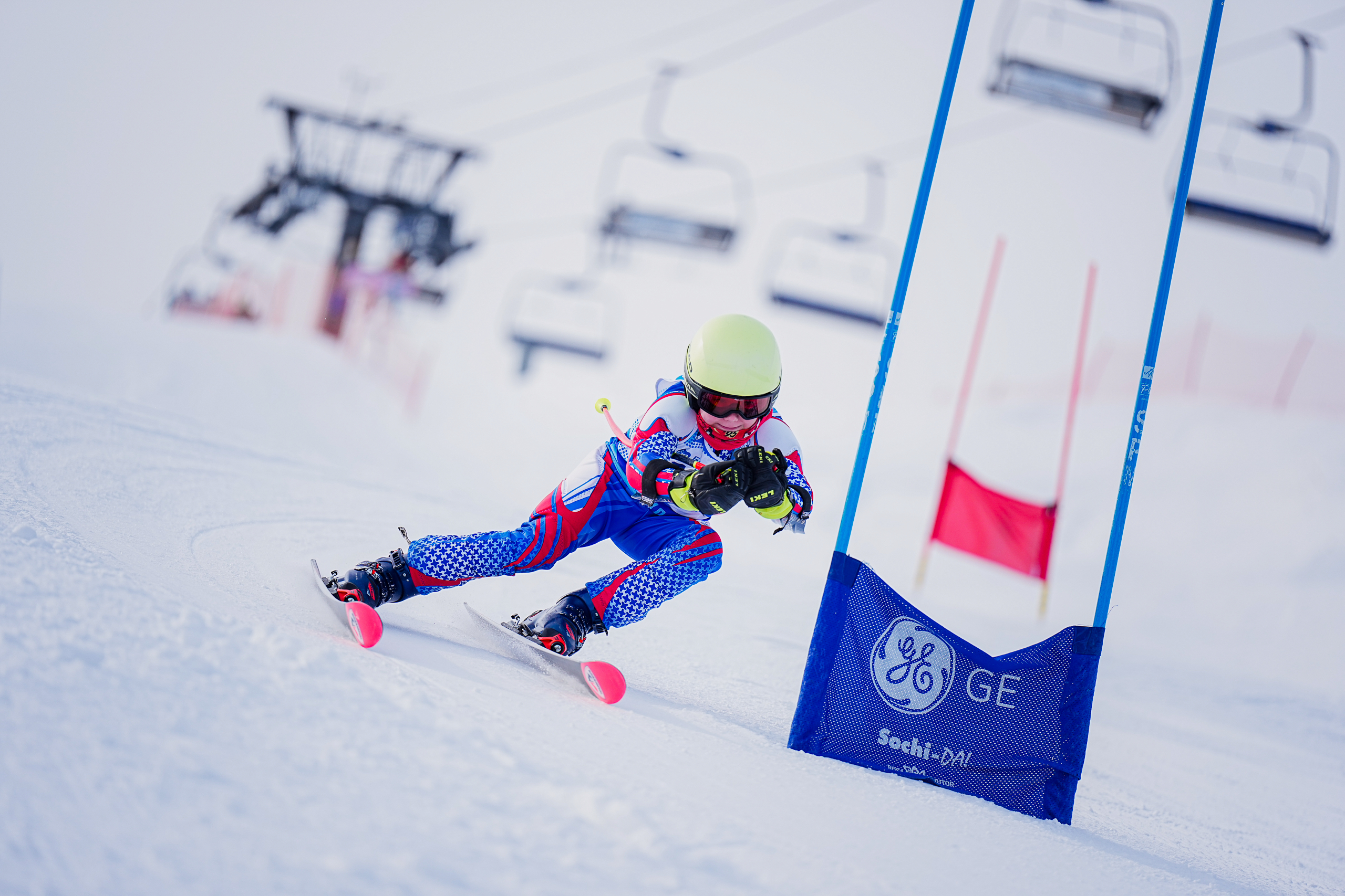 GS (Giant Slalom) - Слалом-гигант. Соревнования по горнолыжному спорту. Московская область, Шуколово