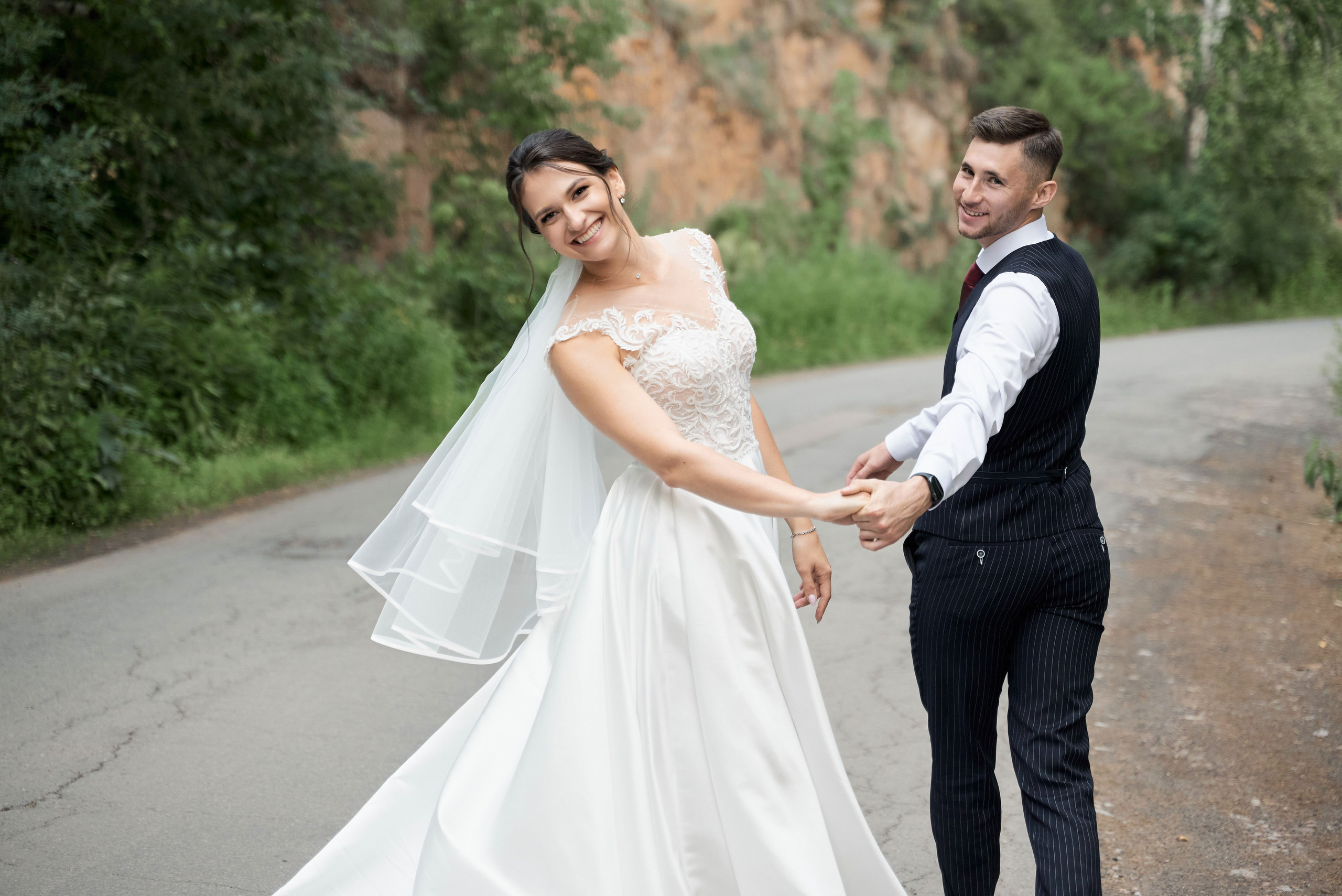 Дорога у карьера. Свадебный фотограф Александр Браво