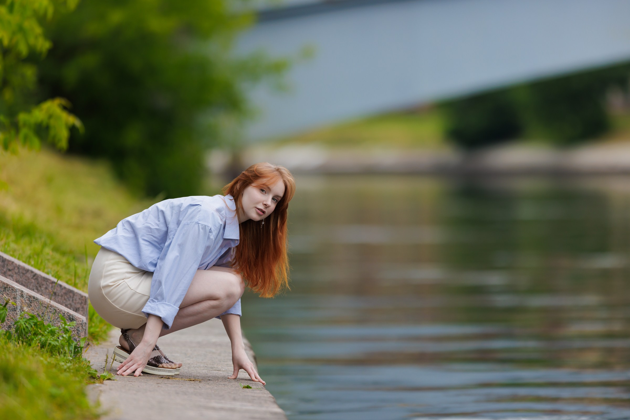Маша Исаева. Петровский парк. Портретный фотограф в Санкт-Петербурге Александр Быстрицкий
