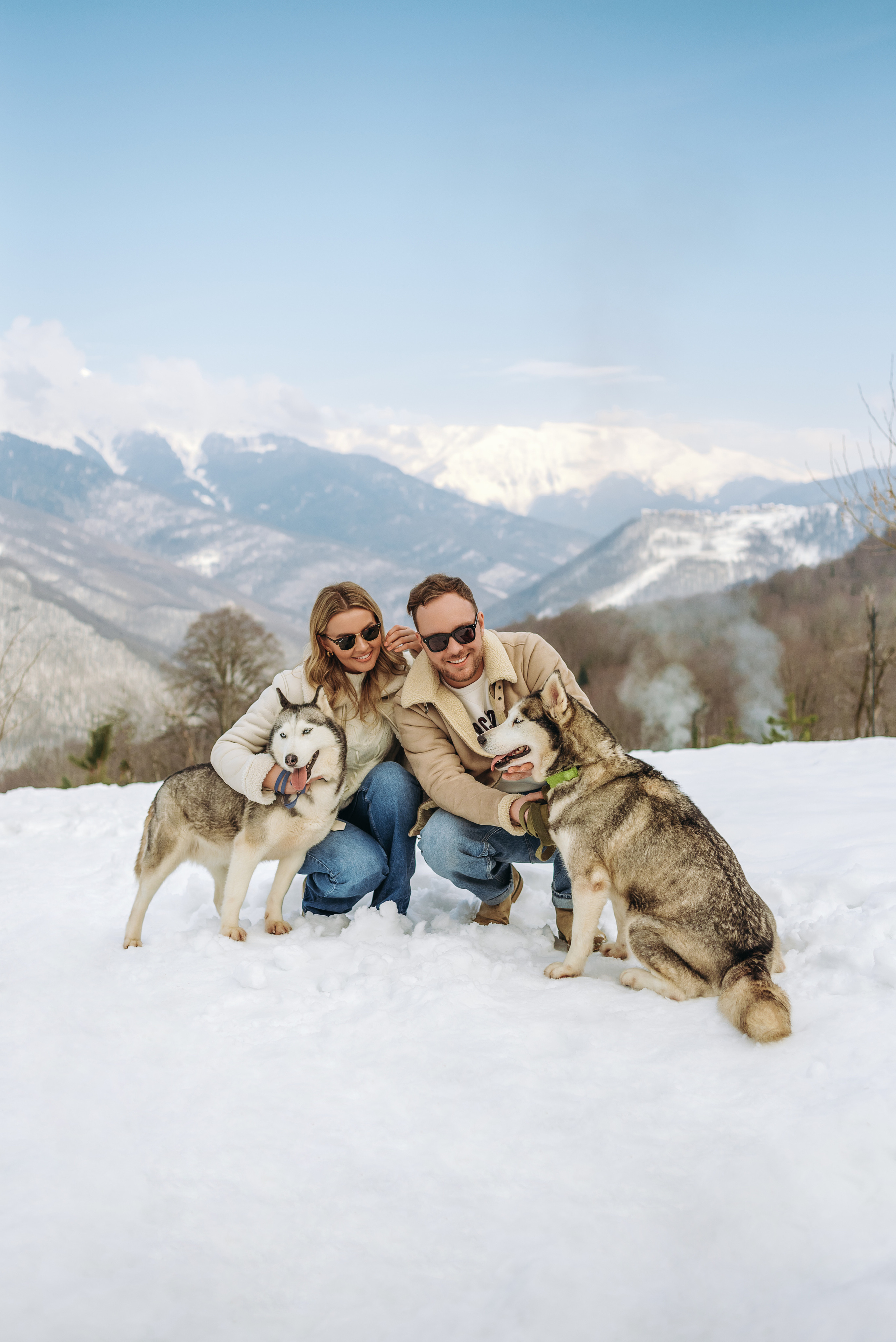 С хаски. Семейный фотограф в Тамбове Анна Кондрашова