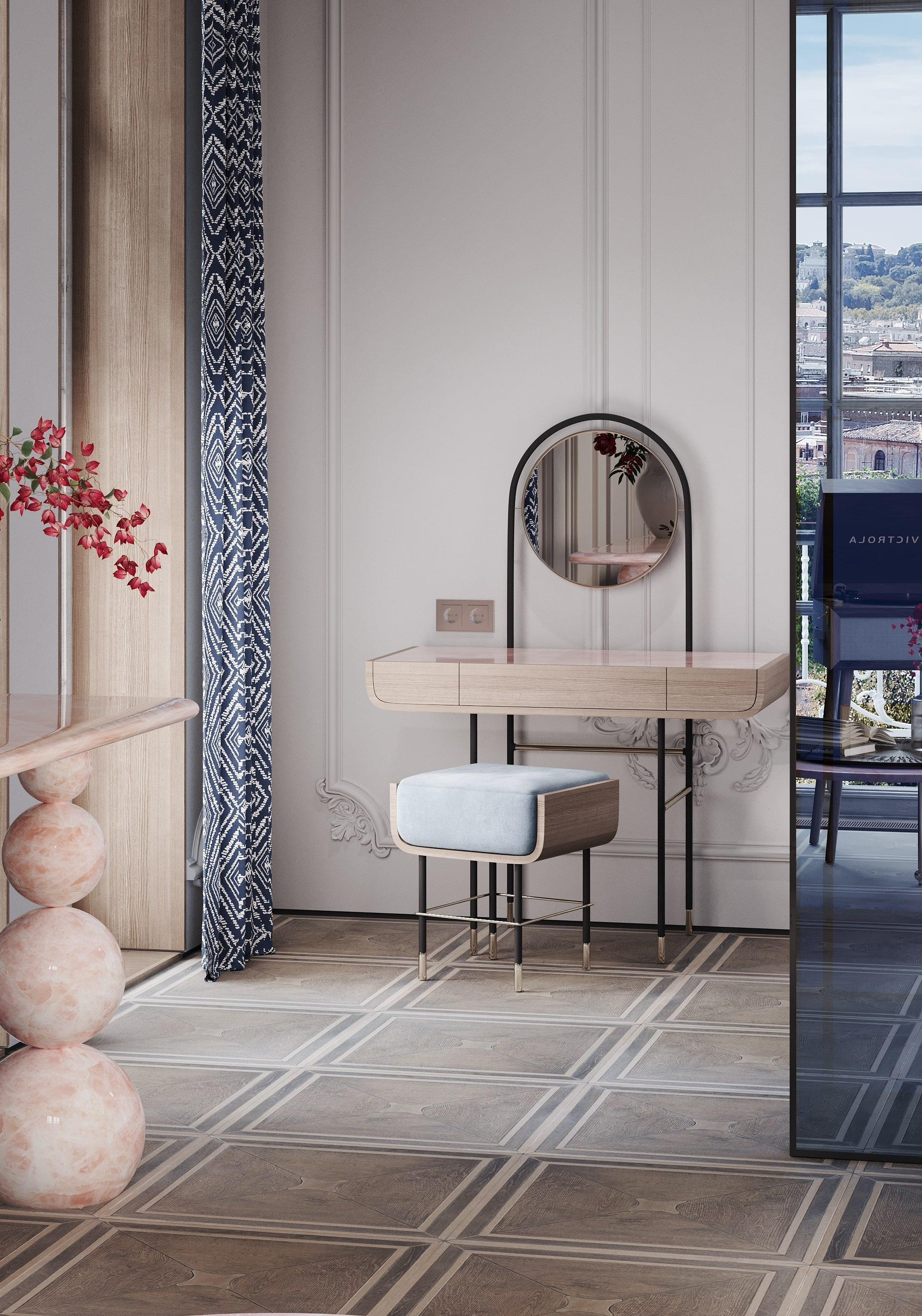 Adelle — концептуальный проект. Визуализация интерьера Corsa Render