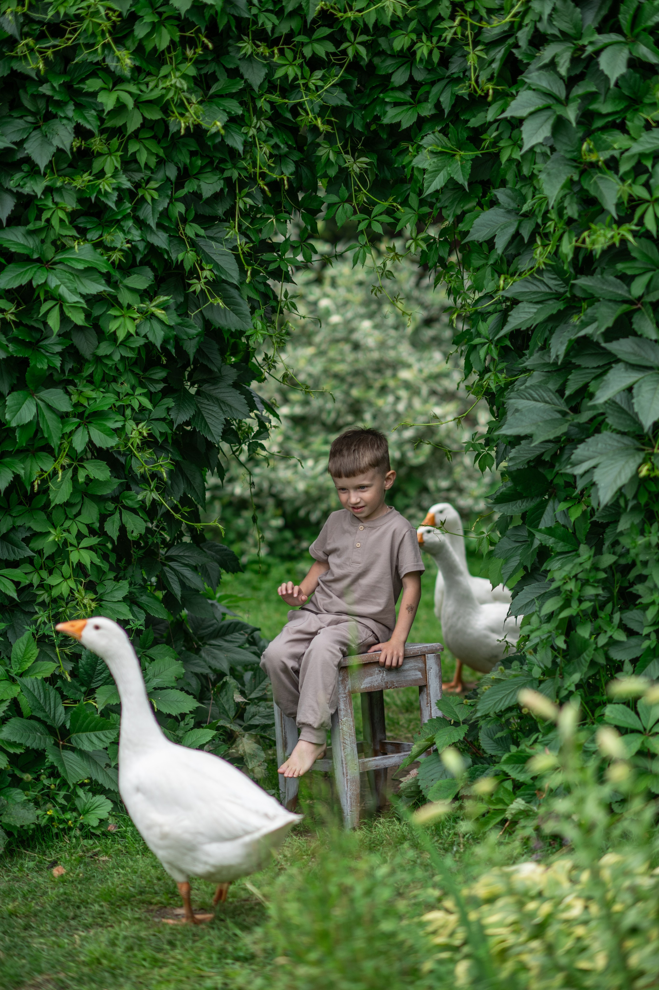 В САДУ. Семейный фотограф Екатеринбург Лора Мур