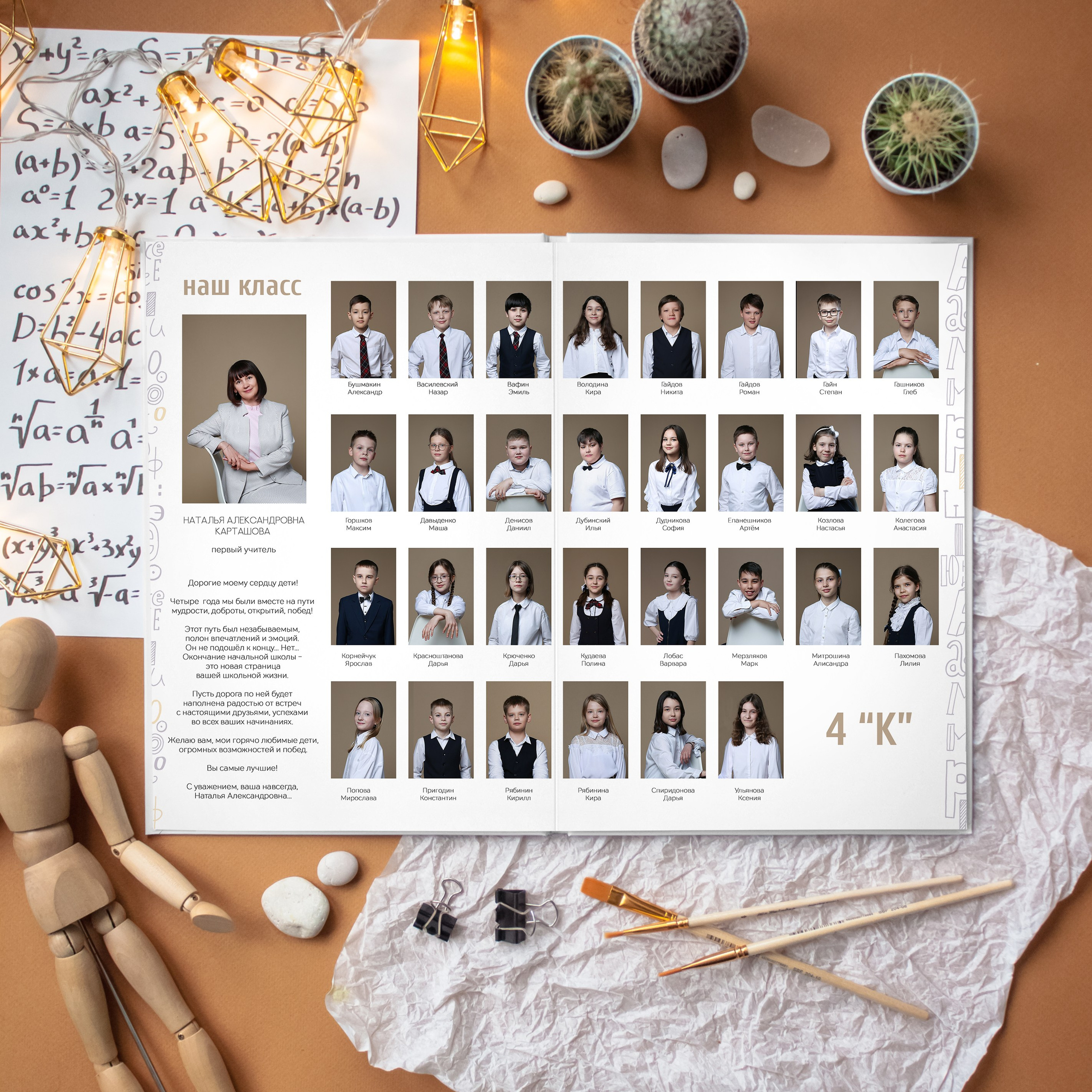 Выпускной альбом 4 класс