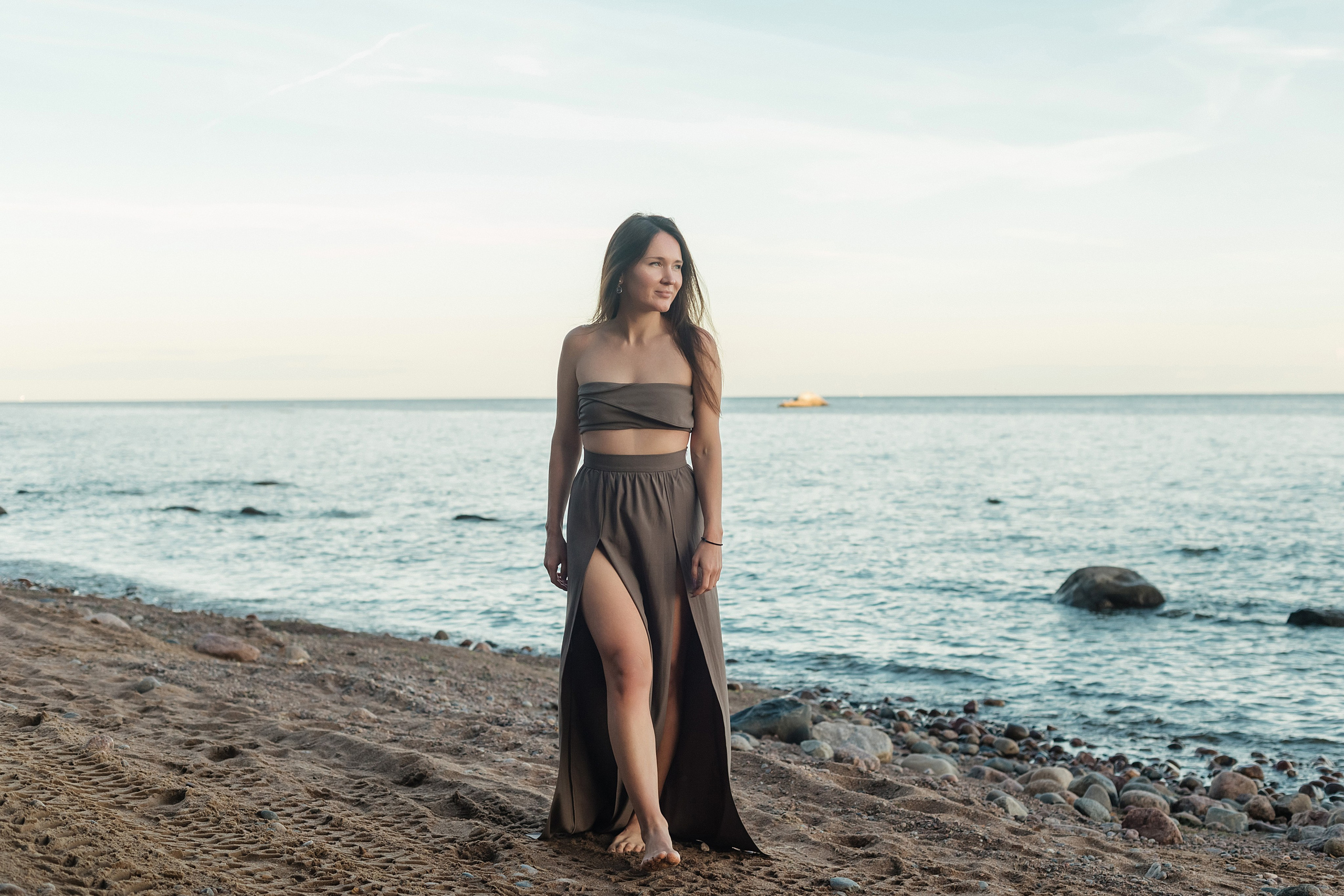 Атмосферная съёмка на Финском заливе. Семейный фотограф Любовь Саркеева