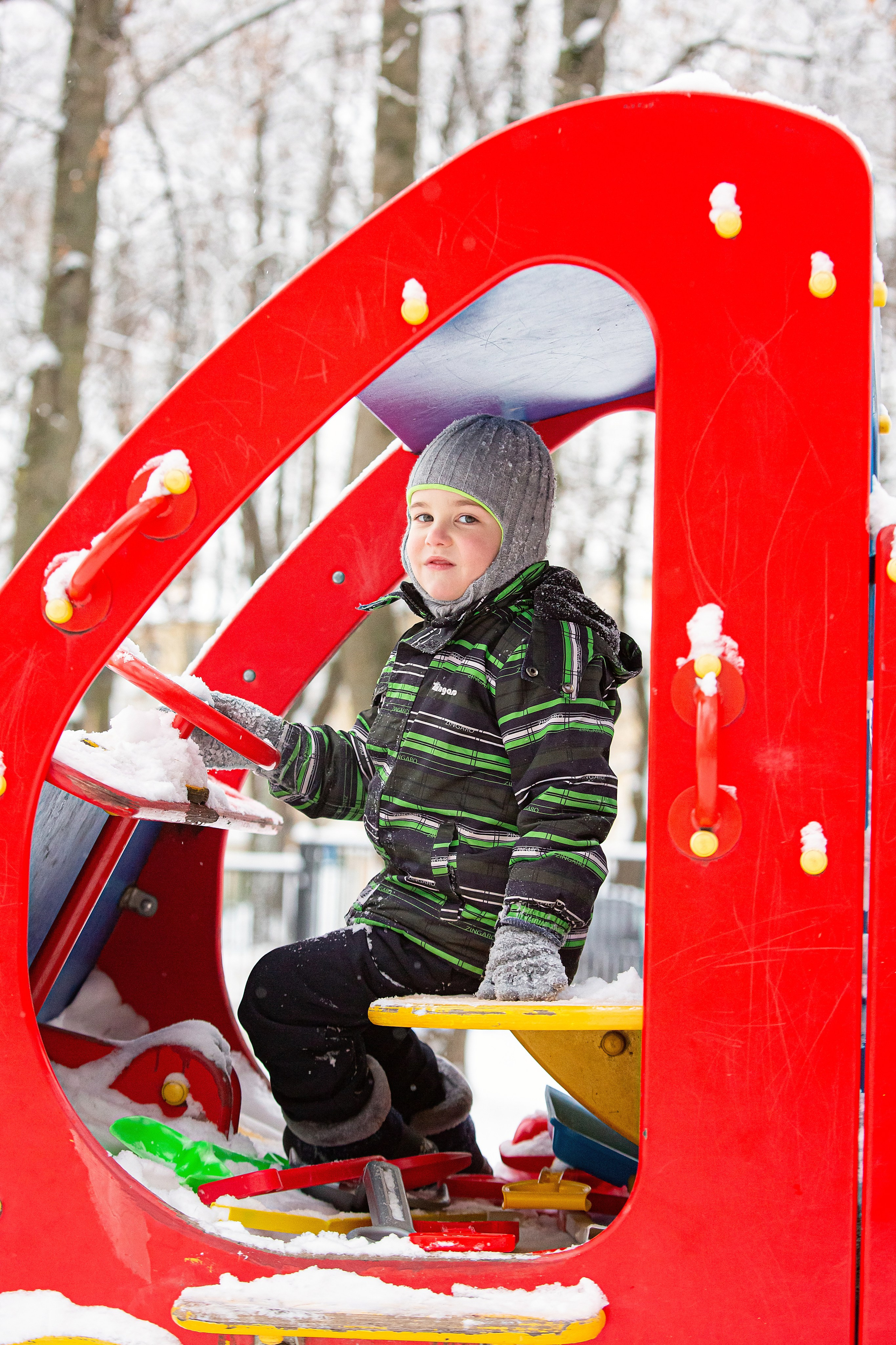 Зима в детском саду. Свадебный, семейный, детский фотограф в Санкт-Петербурге