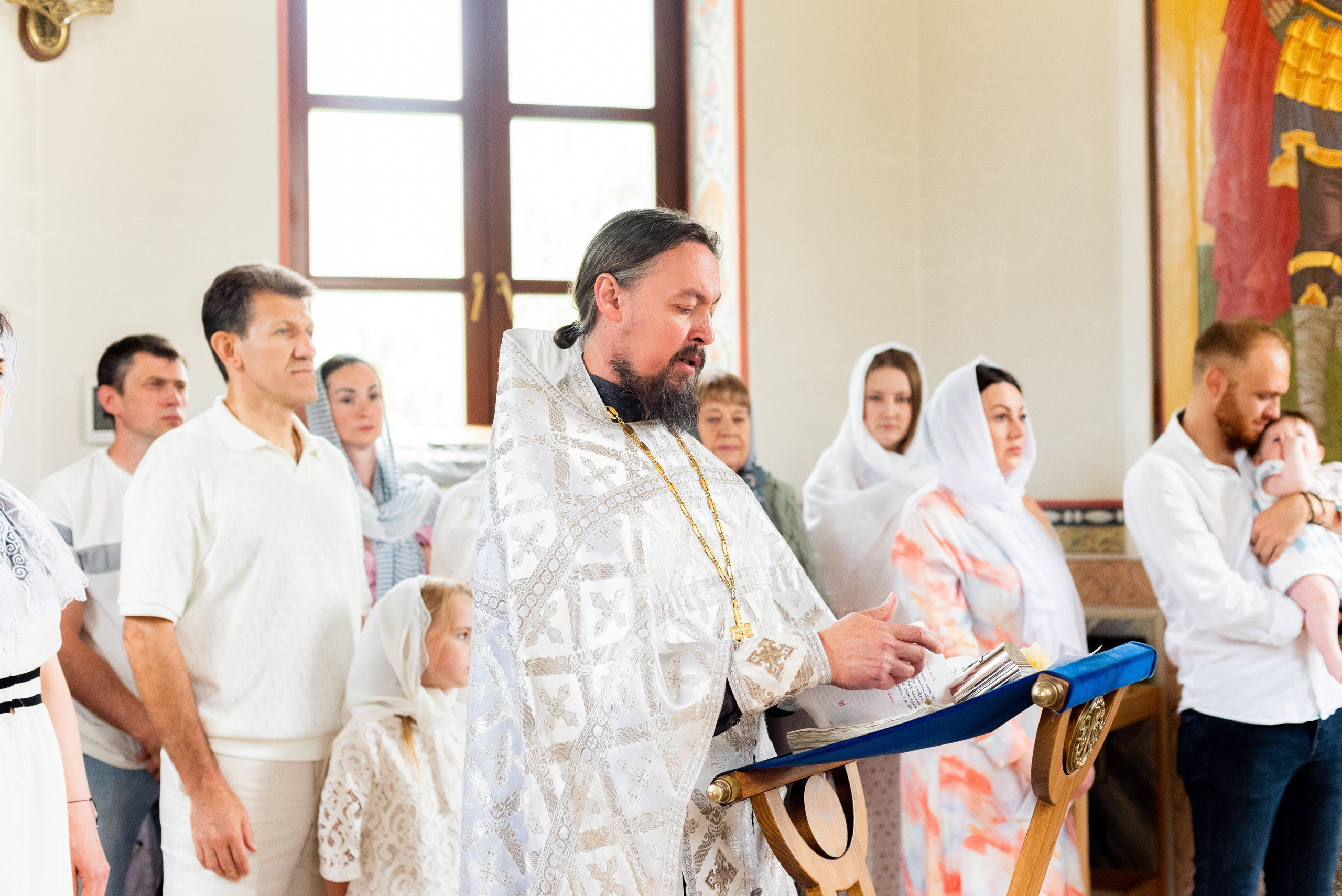 Крещение Ники. Фотограф Юлия Попова