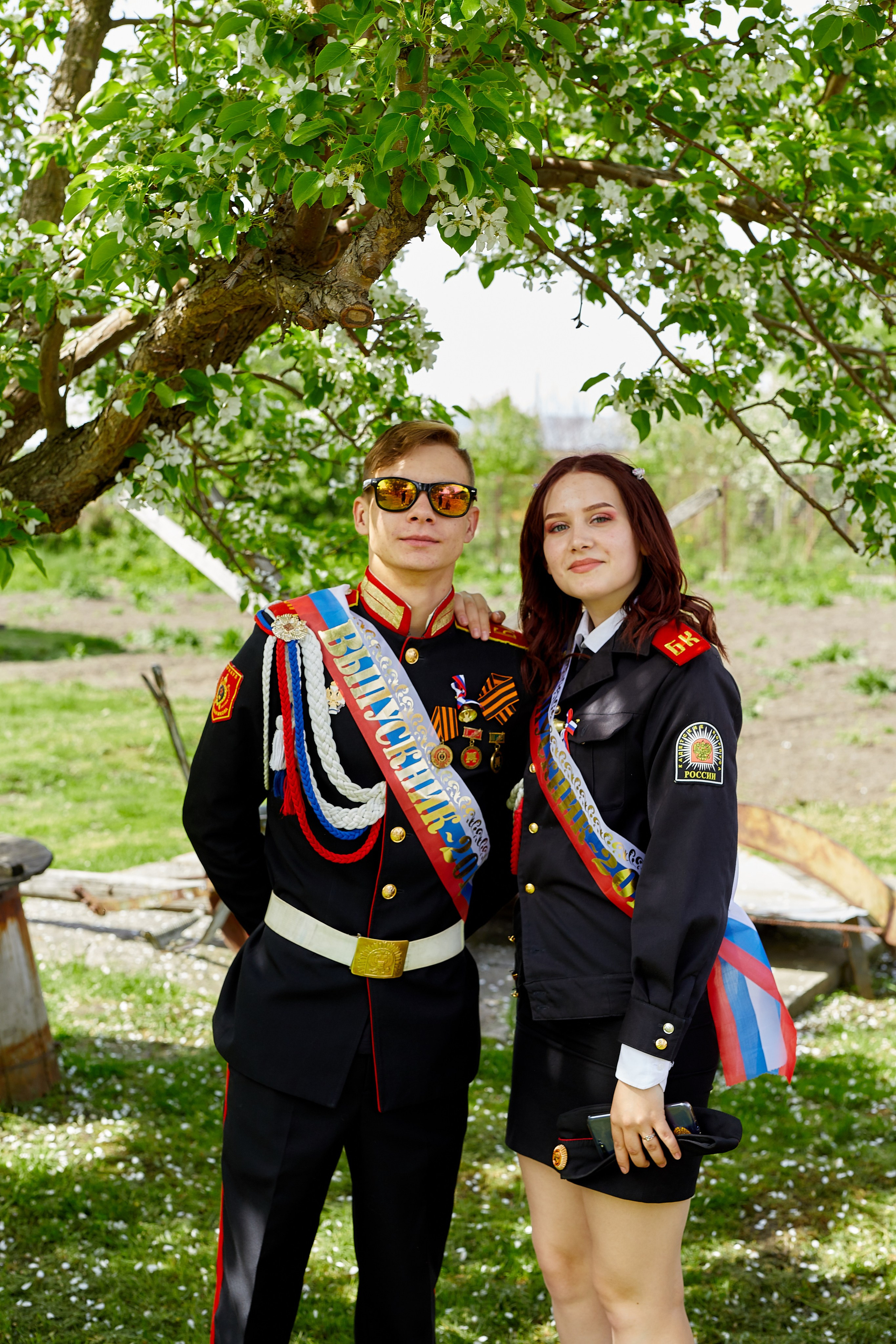 Кадеты последний звонок. Фотограф Вячеслав Фарунин