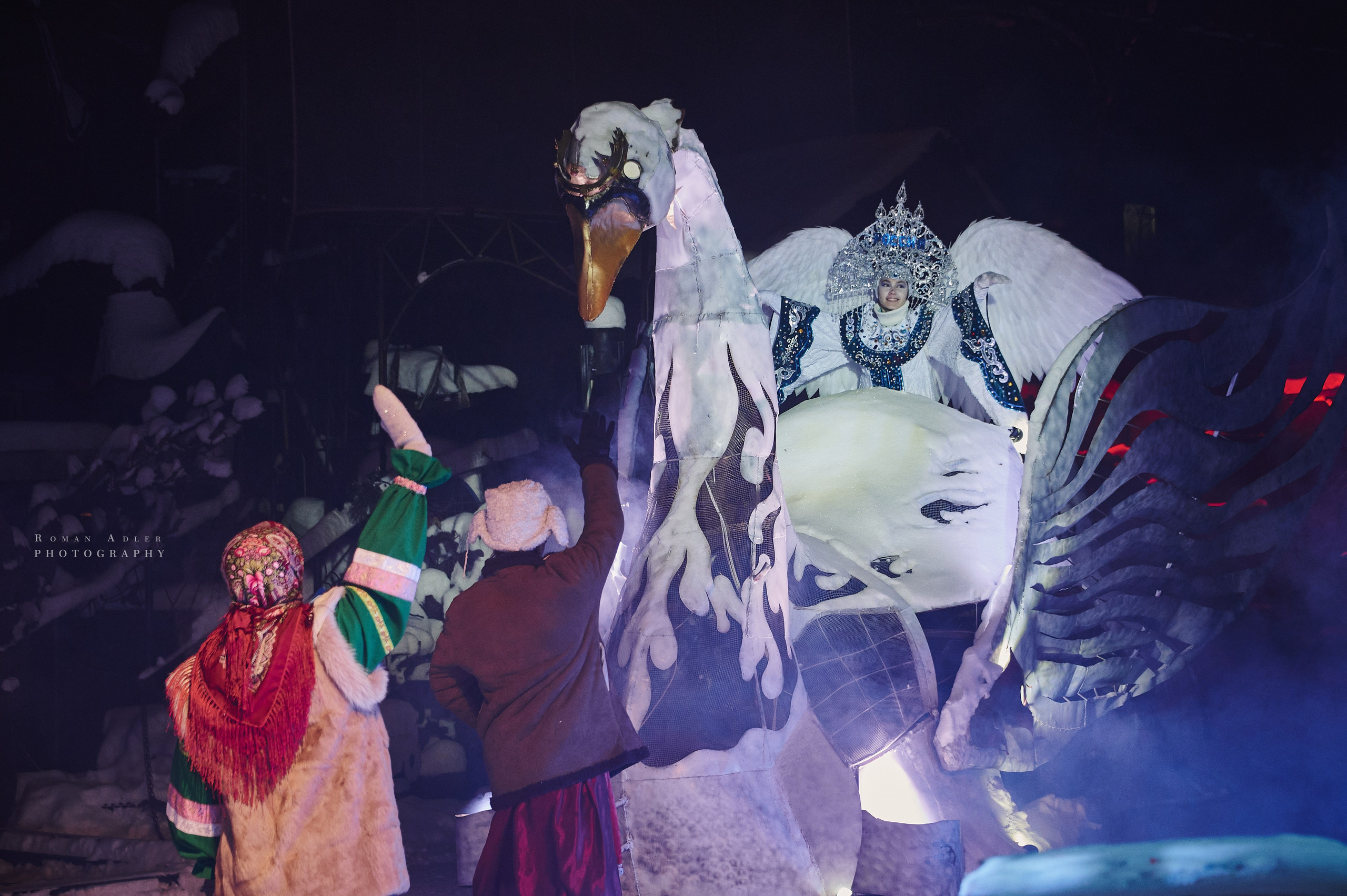 Новогодняя сказка от Ночных волков. Фотограф Роман Адлер