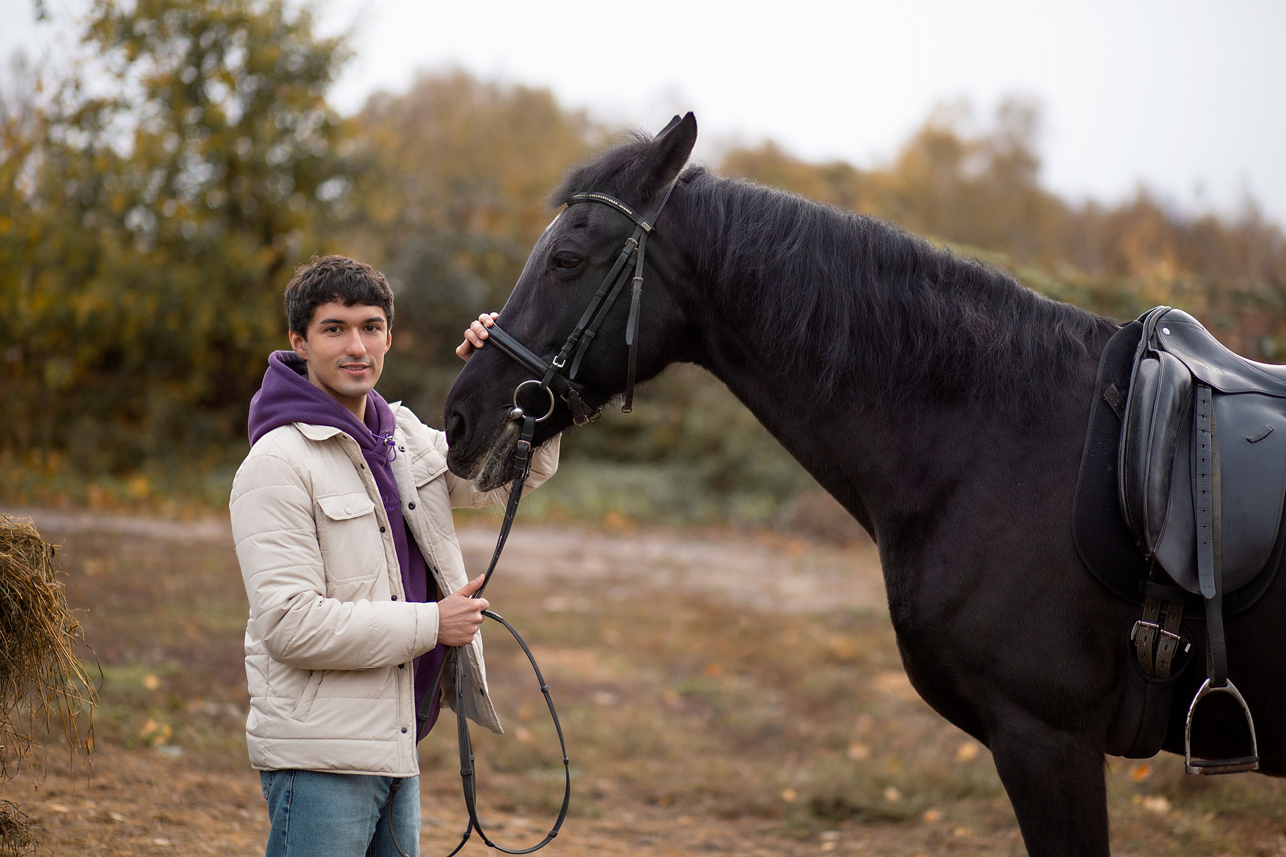 Рустам и Жасмин. Фотосессия с лошадьми в Нижнем Новгороде