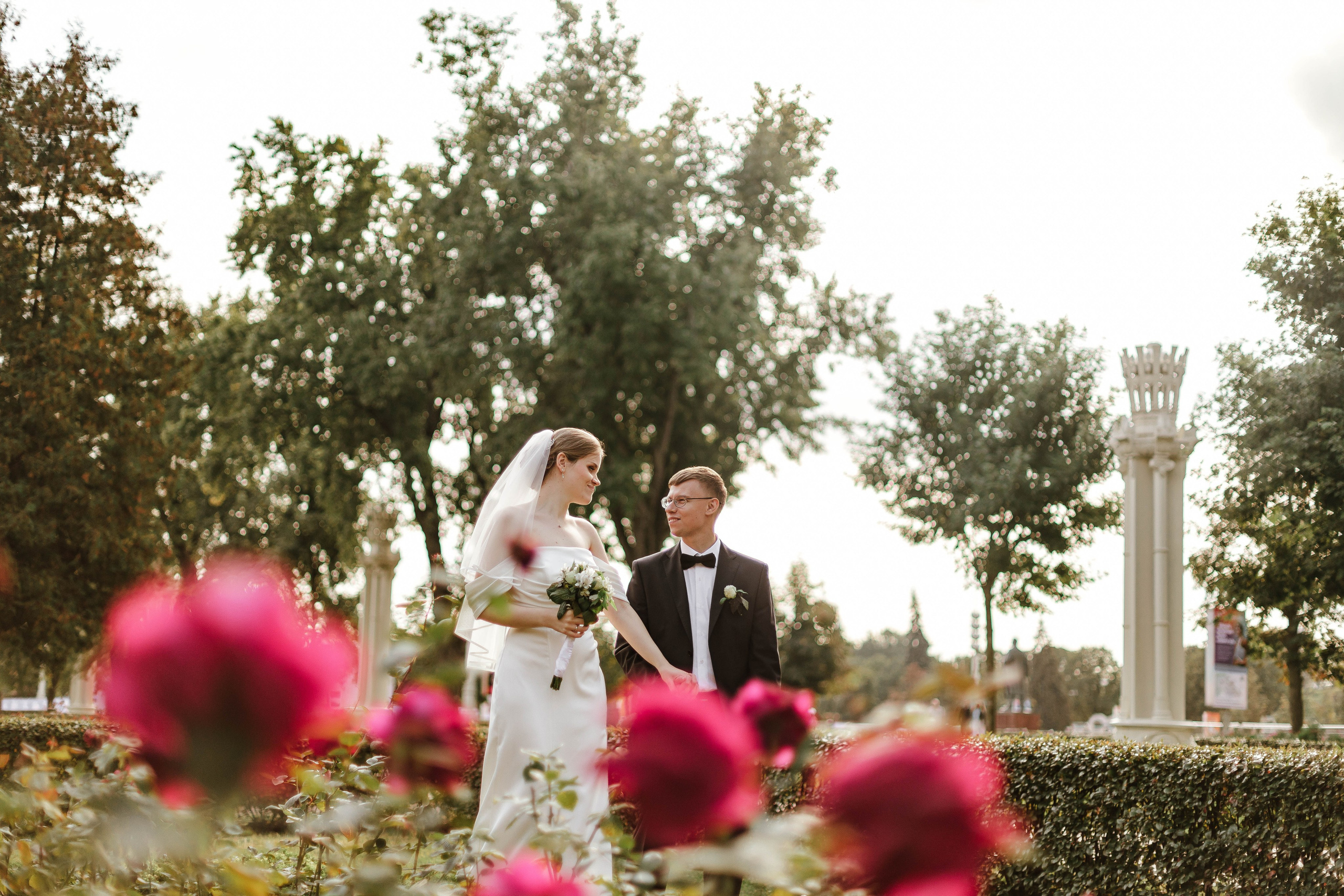 Анастасия и Денис (ВДНХ). Свадебный фотограф в Москве Анастасия Шелест