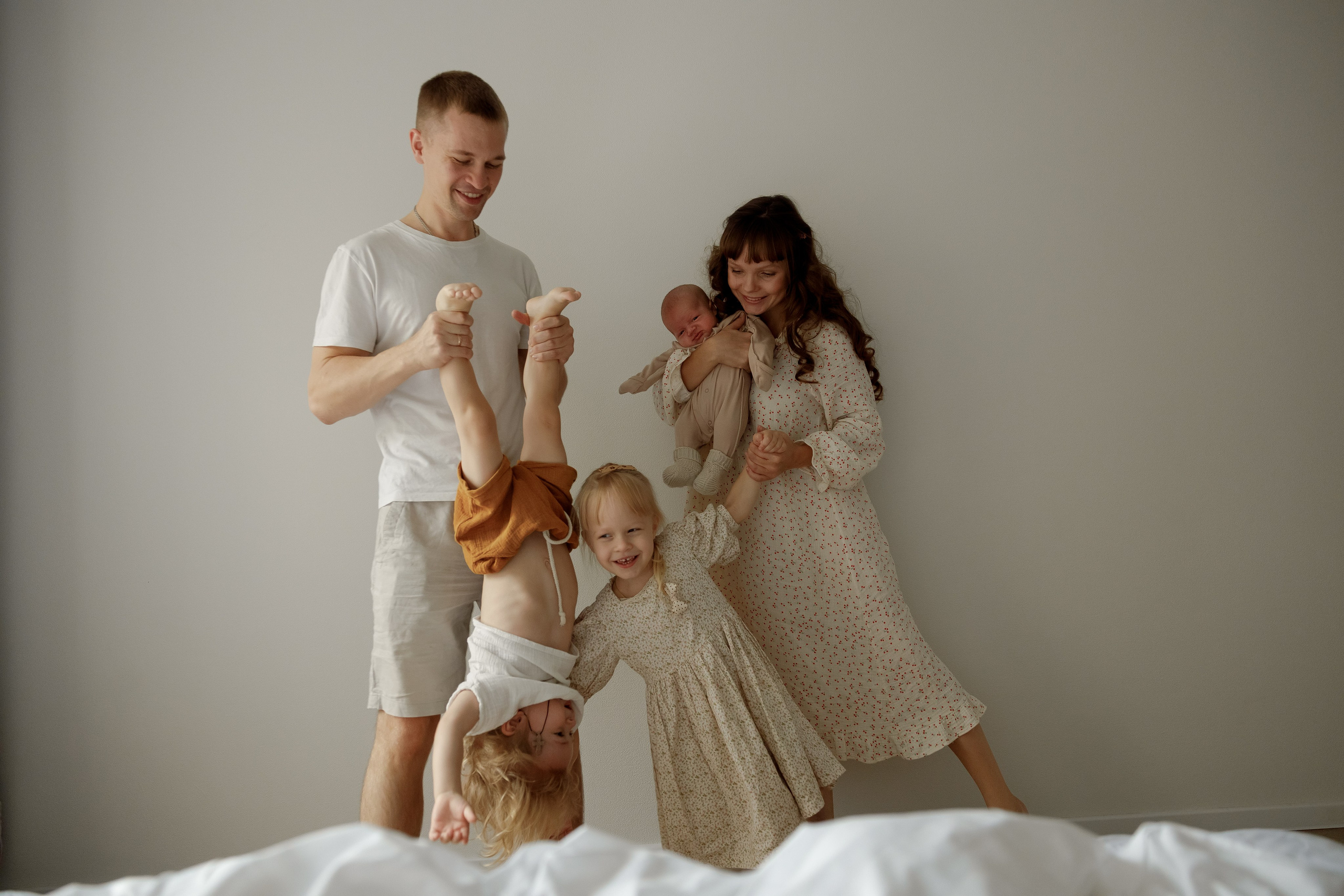 Домашняя семейная съёмка. Фотограф Москва