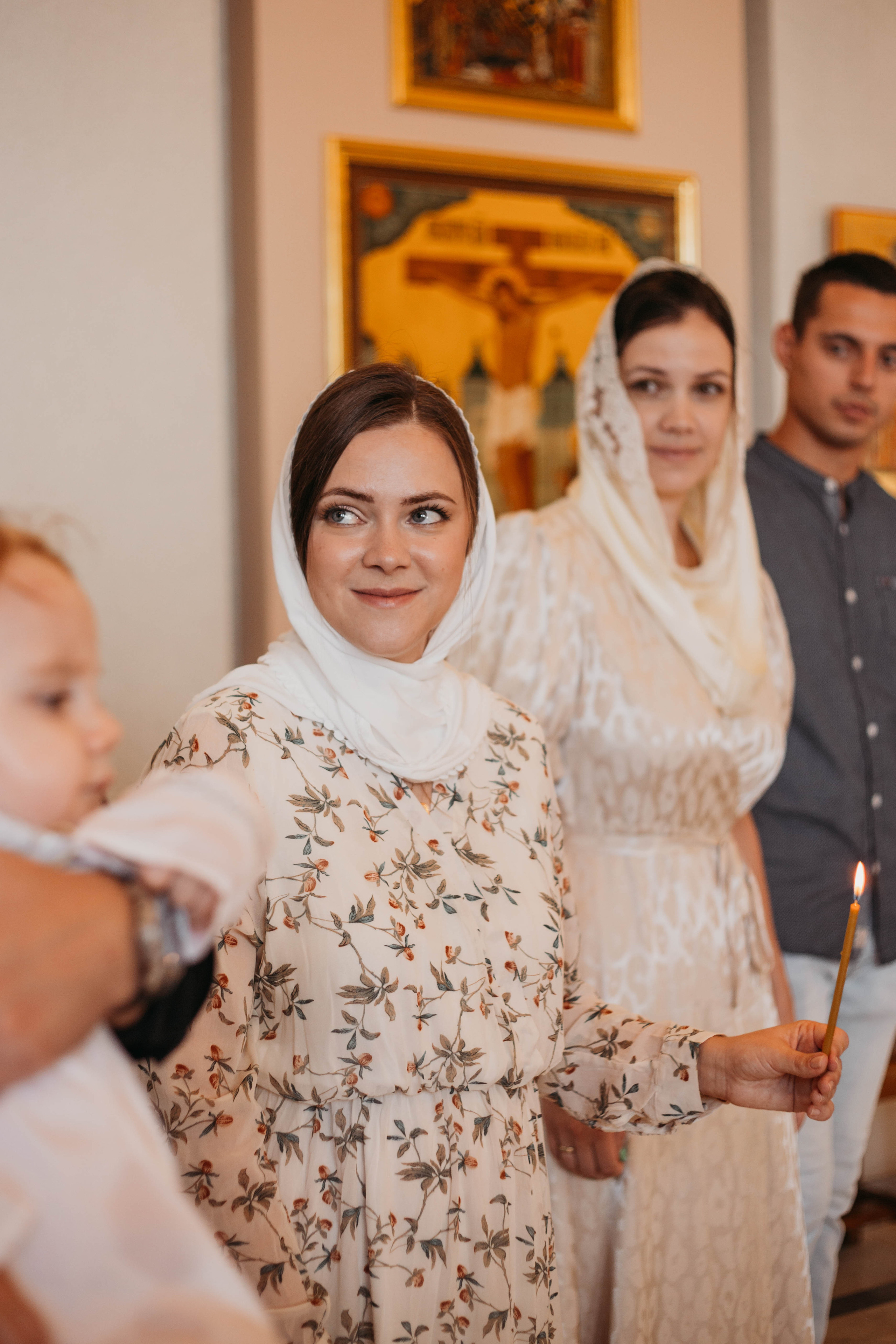 Крещение. Семейный и детский фотограф в Москве Зарудняя Дария