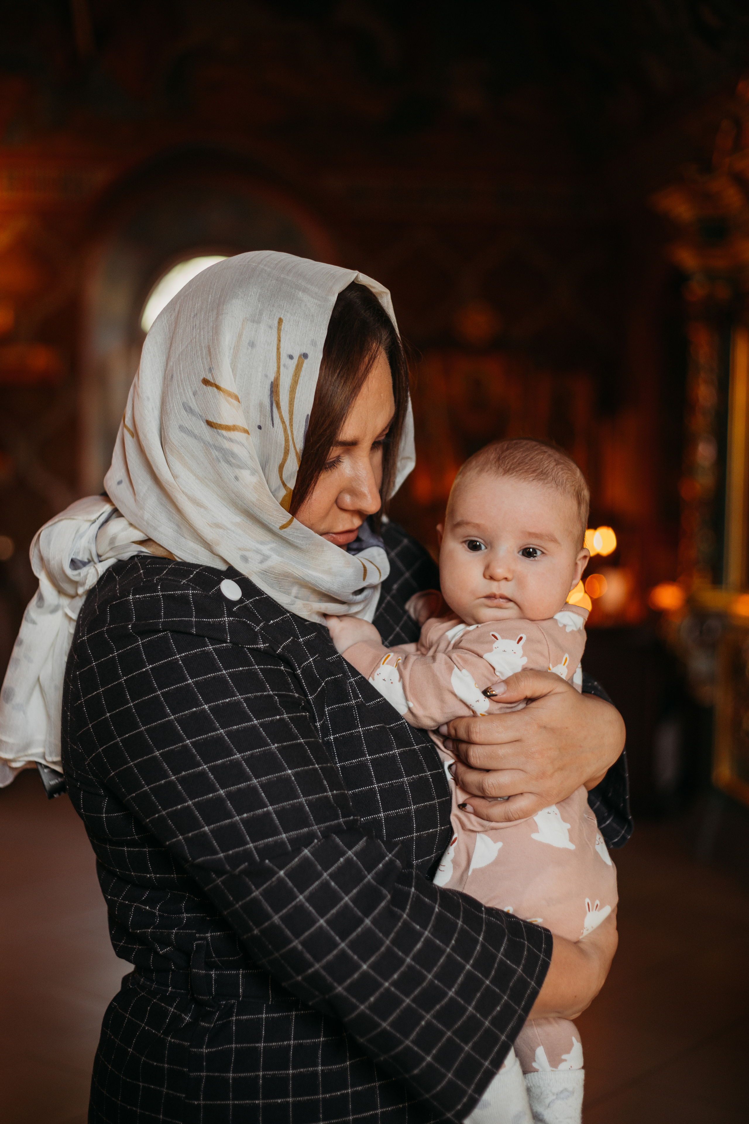 Крещение. Семейный и детский фотограф в Москве Зарудняя Дария