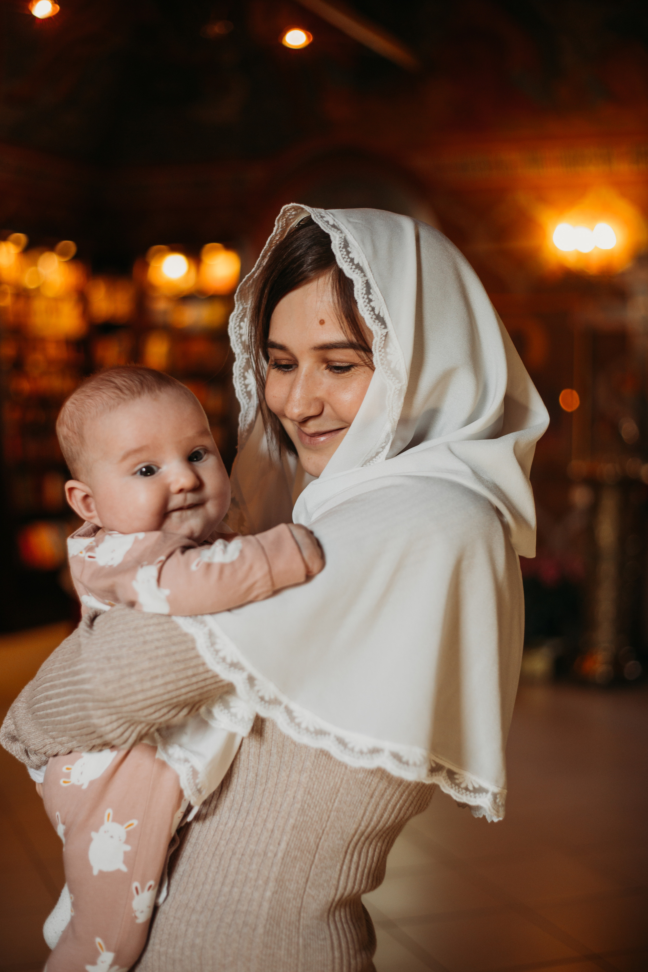 Крещение. Семейный и детский фотограф в Москве Зарудняя Дария