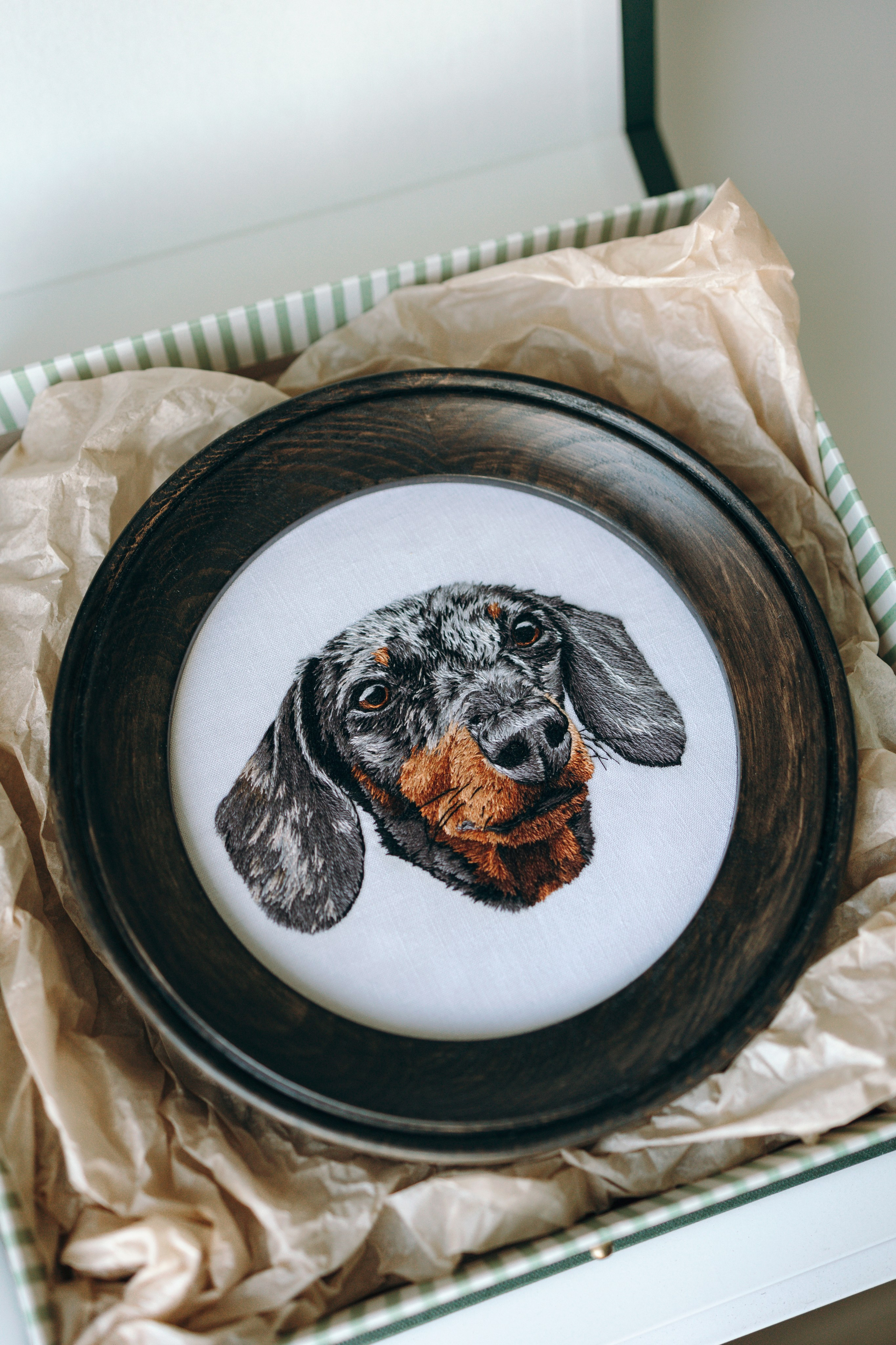 Портфолио. Портретная вышивка питомцев