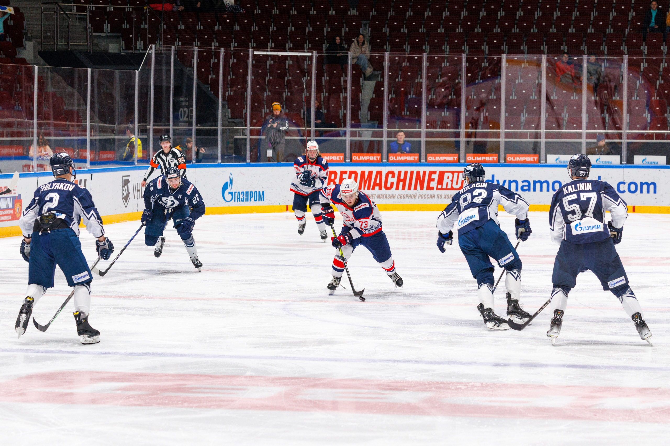 МХК Динамо (СПб) — МХК Кристалл. Фотограф Александр Заломаев