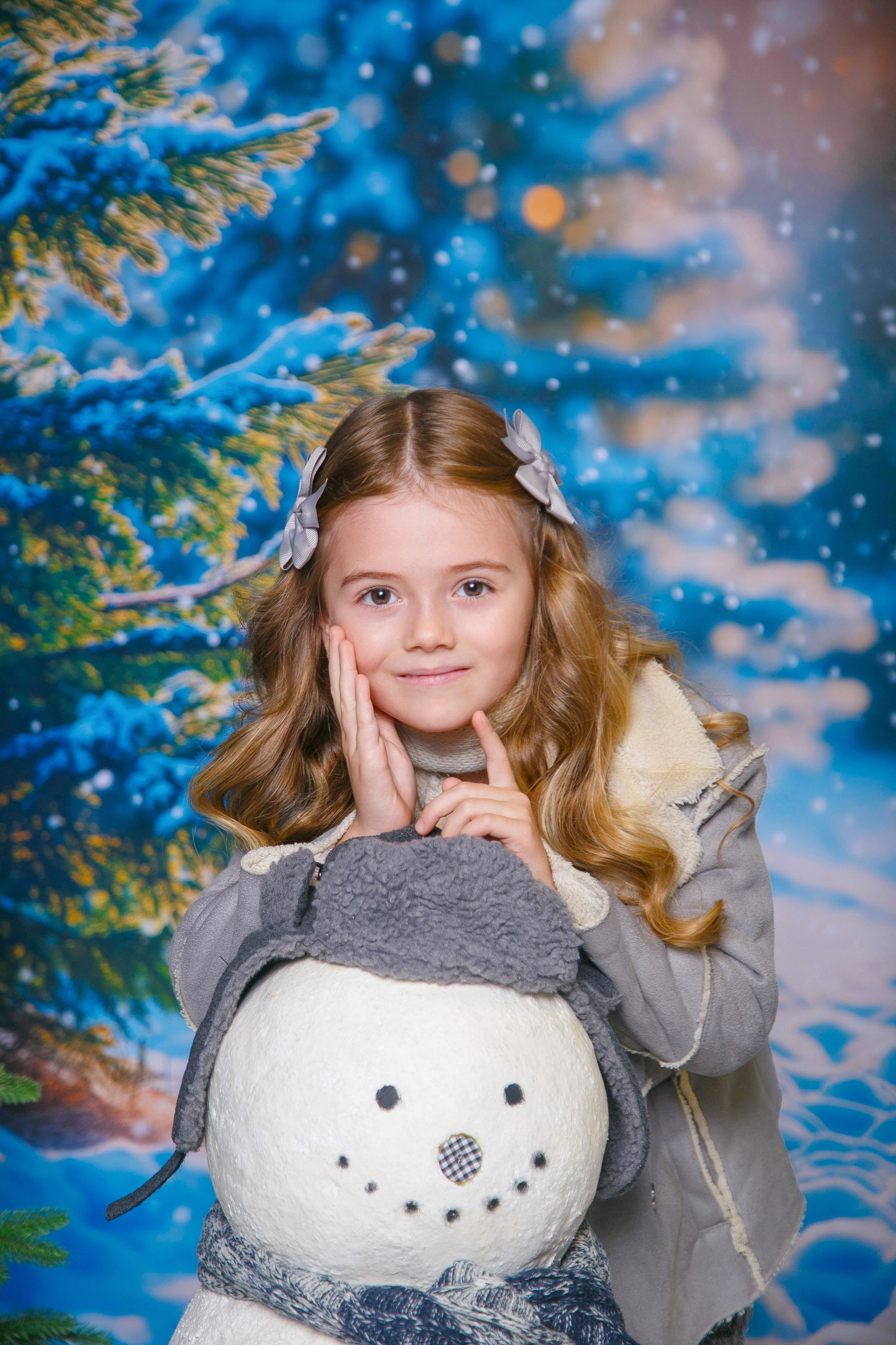 Зимний лес. Детская фотостудия Москва