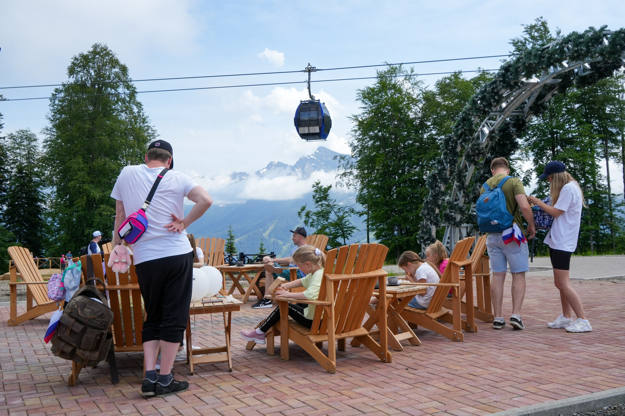 День России на курорте Газпром 2023. Репортажный фотограф в Красной Поляне и Сочи Павлюченко Екатерина