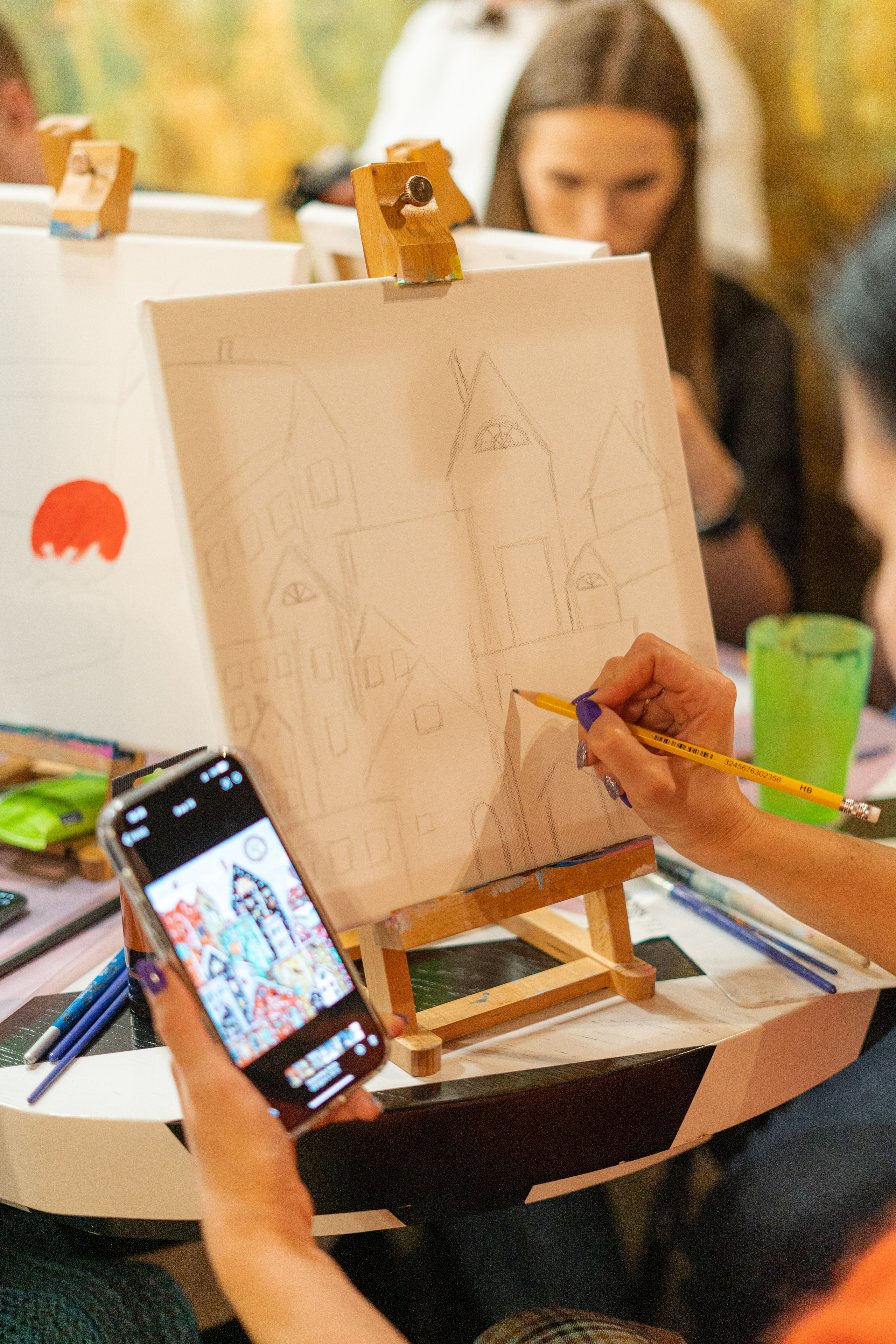 Корпоратив Teach Me Art 2. Портретный фотограф в Москве и Санкт-Петербурге Арина Чех