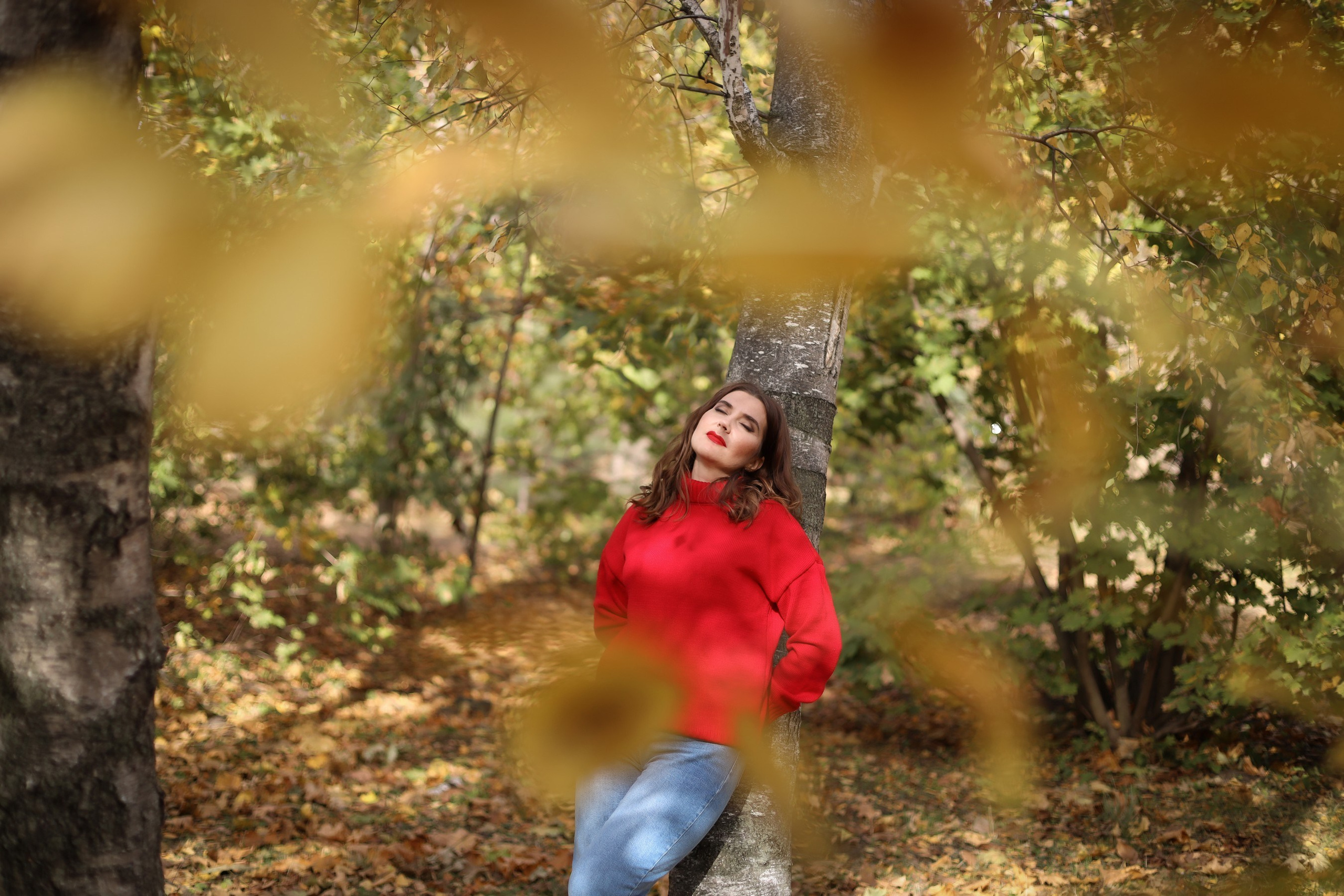 Женская съёмка в парке. Женский, детский, семейный фотограф в Краснодаре Юлия Избенко