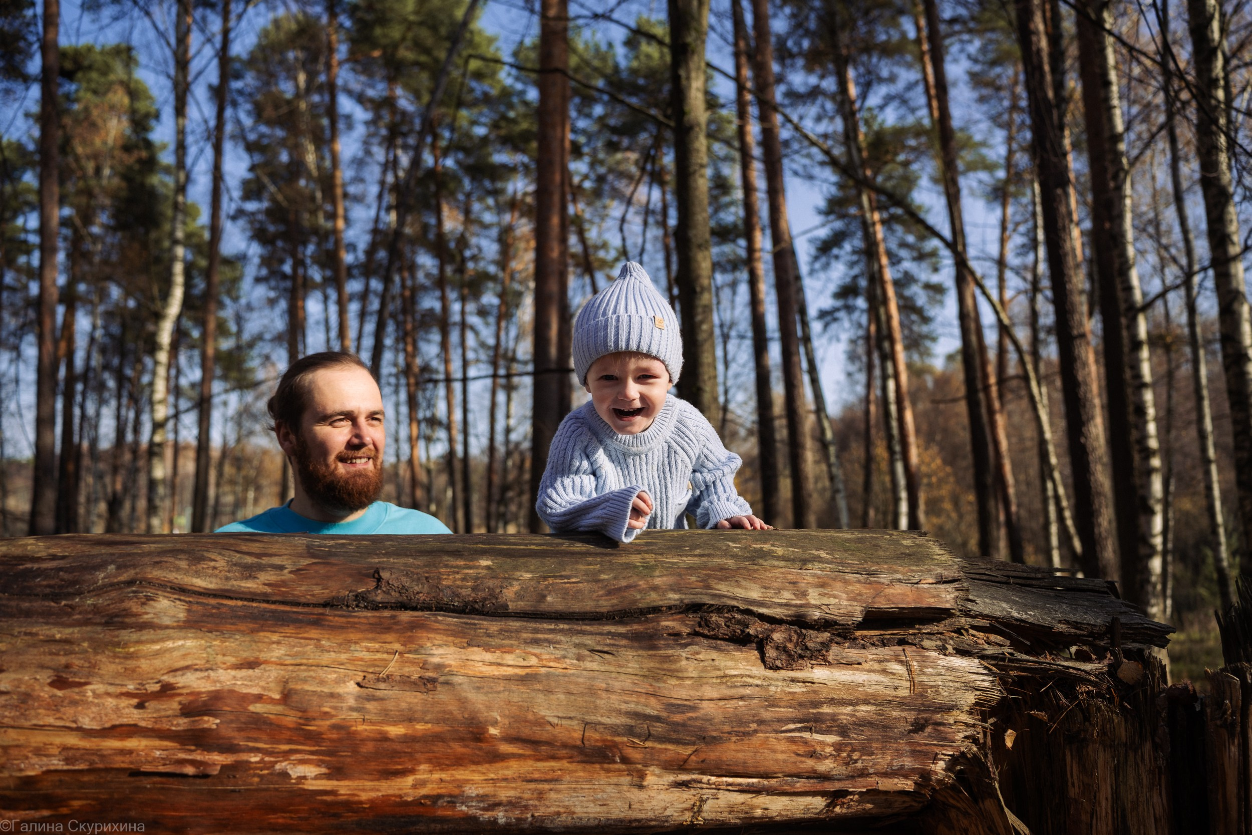 Семейная осенняя фотосессия на природе
