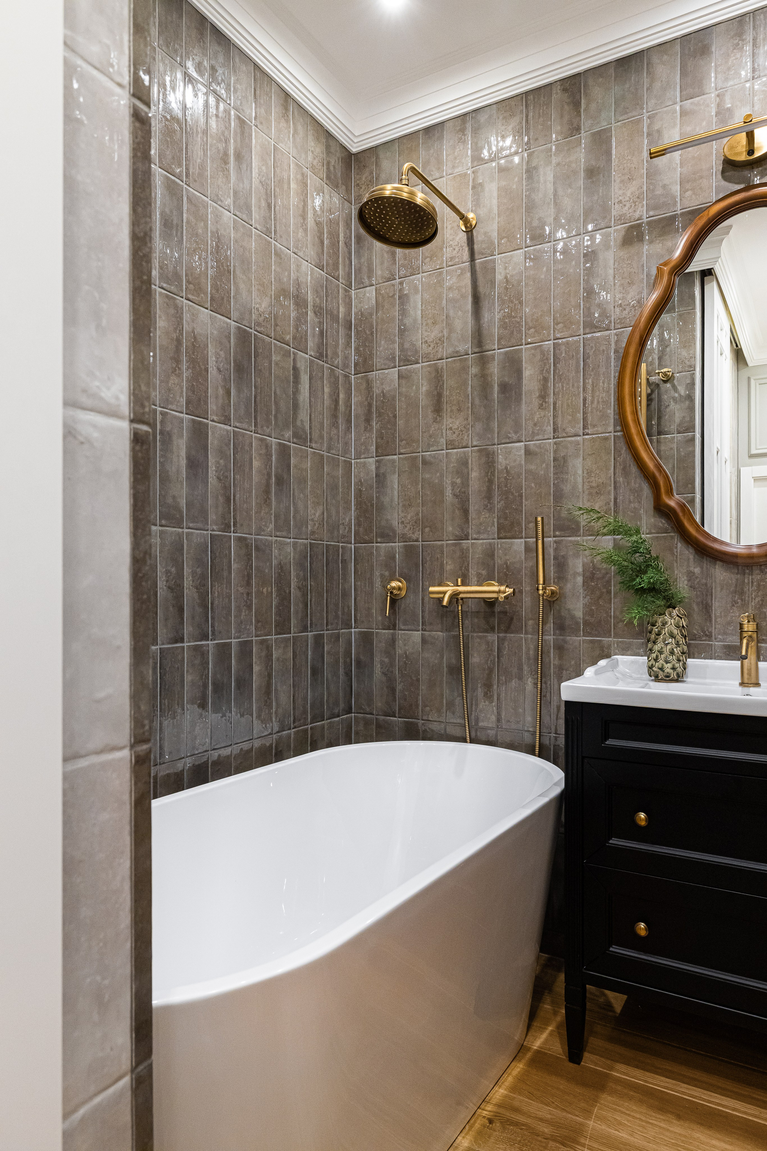 Квартира 64 кв.м в Петербурге для семейной пары. Дизайн интерьеров Москва / Петербург / регионы