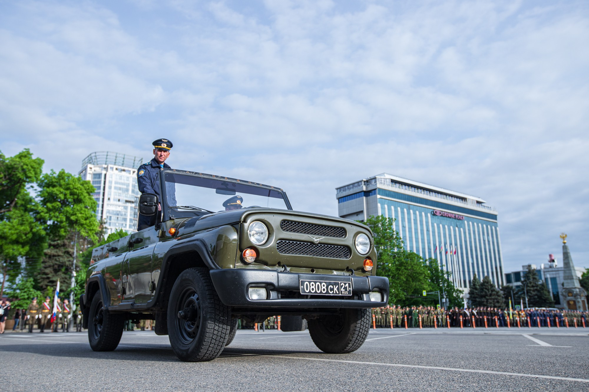 Репетиция к параду Победы в Краснодаре (2022 год). Репортажный, промышленный и маркетплейс-фотограф Дмитрий Чернат