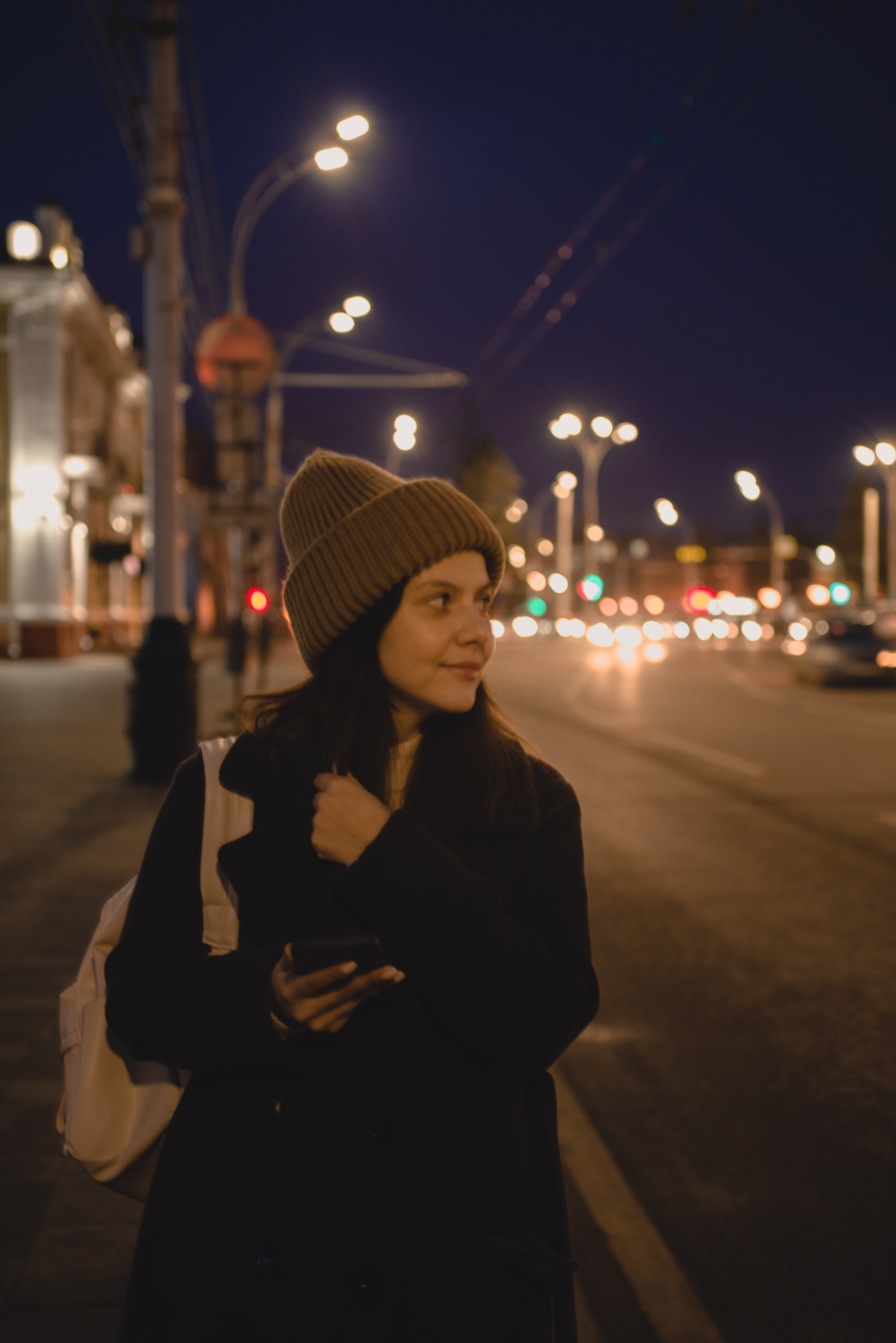 Софи. Огни вечернего города. Фотограф Людмила Белова