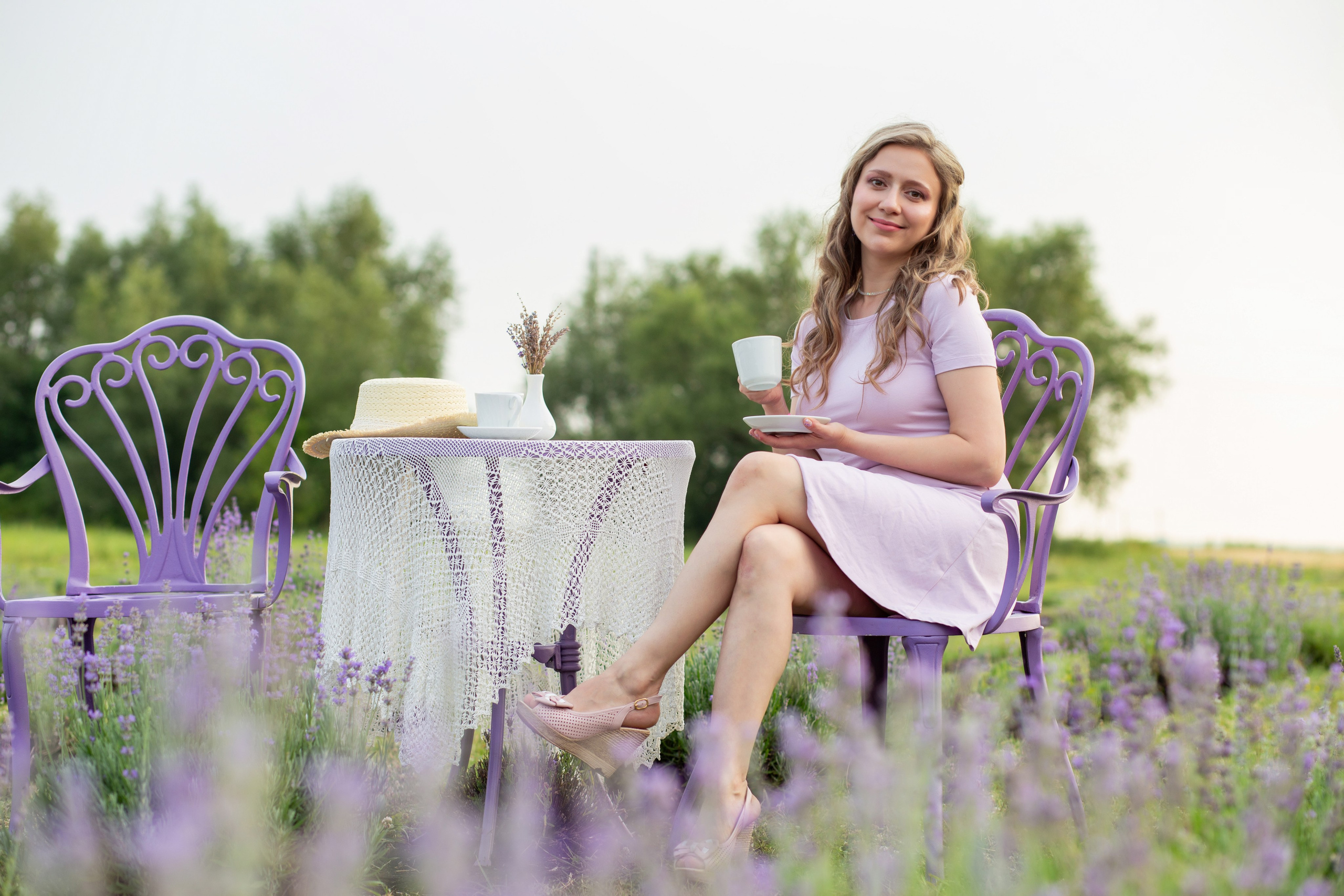Фотосессии в лаванде Воронеж. Фотограф Тамара Нижельская Воронеж