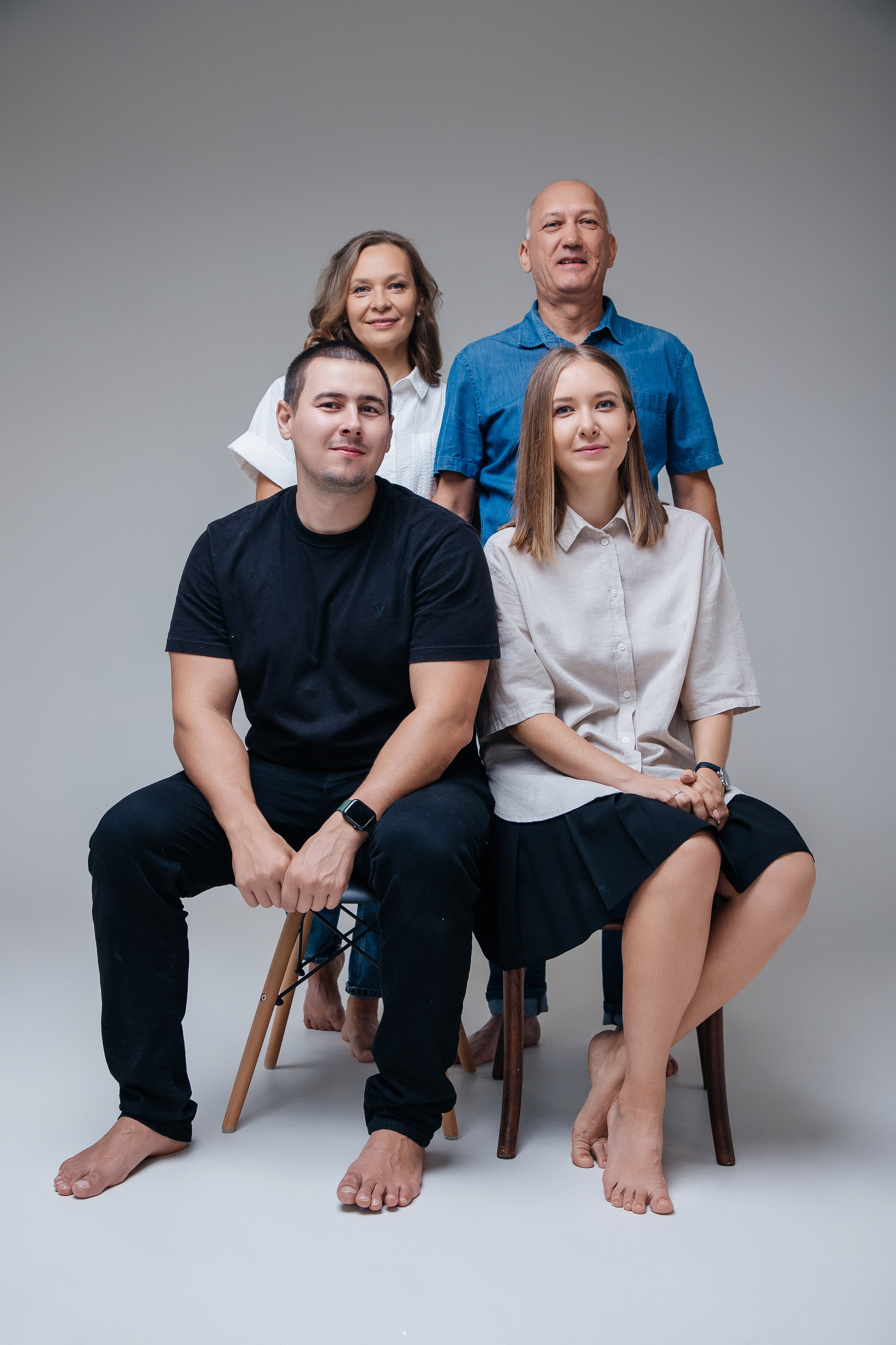 Настя и семья. Фотограф Денис Лесковский (Тюмень)