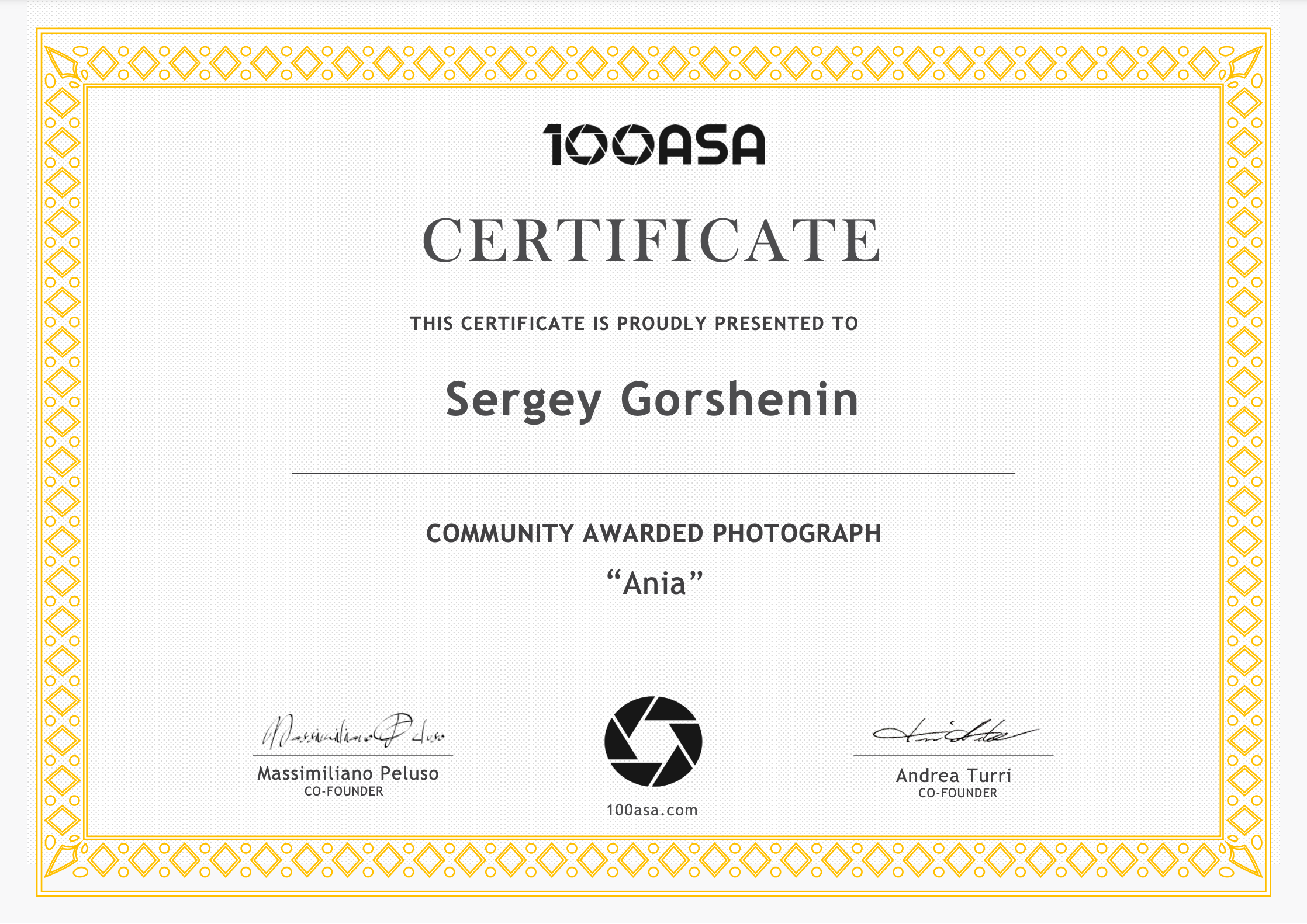 О фотографе. Сергей Горшенин — профессиональный фотограф