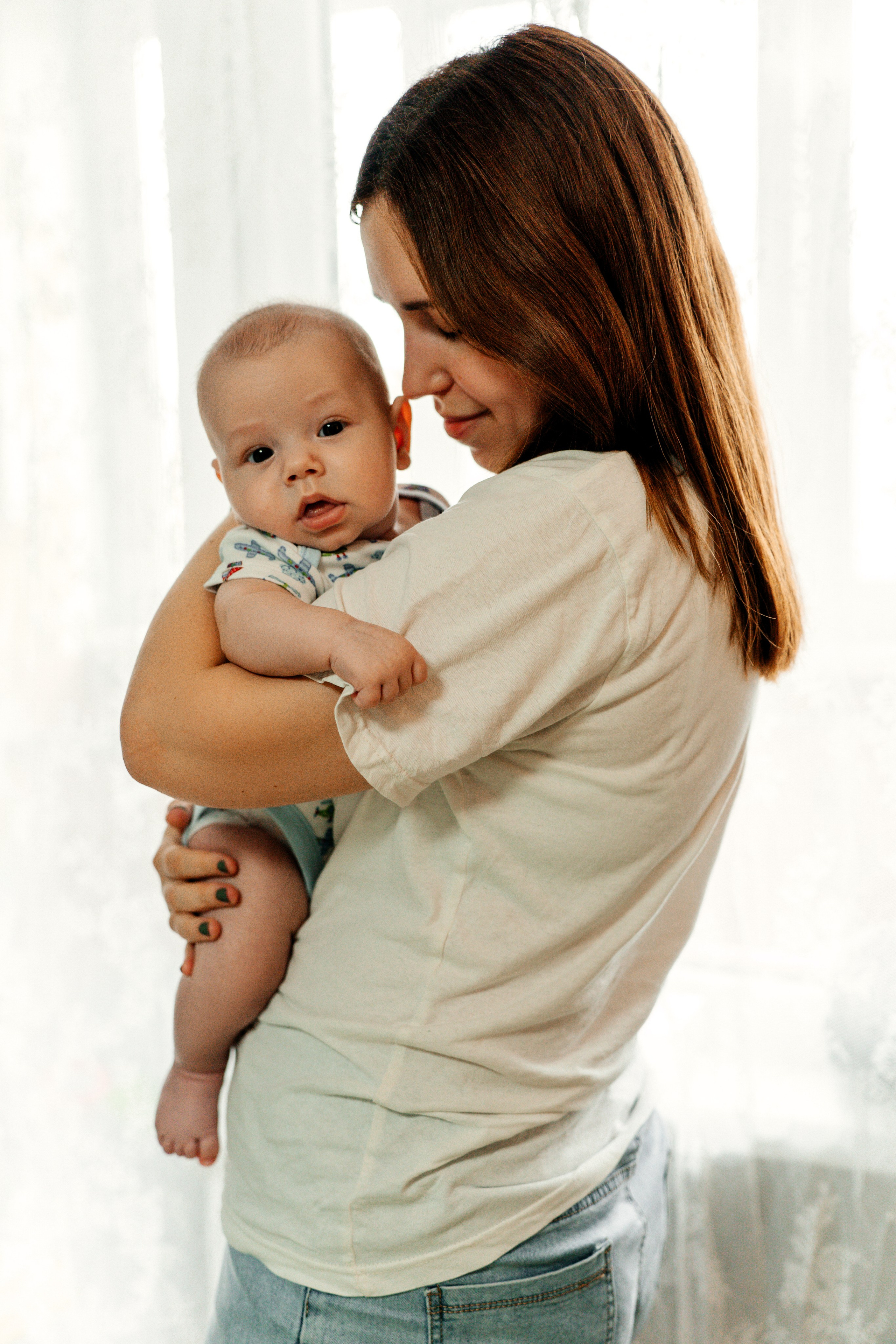 Оля и Ромка (домашняя фотосессия). Ваш семейный фотограф в Минске — Вика Трегубова