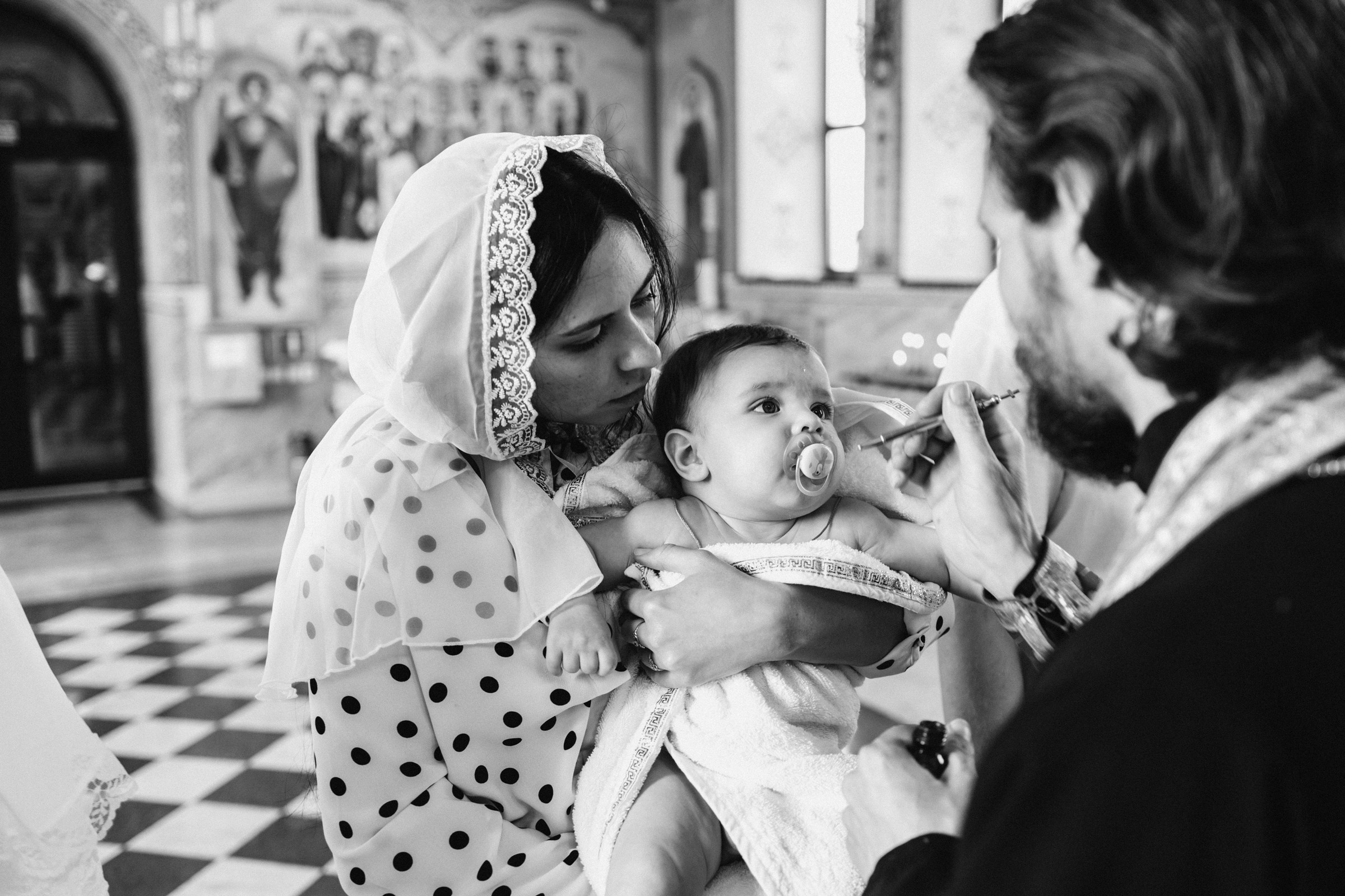 Крещение Тимофея. Семейный фотограф в Волгодонске Краченцева Анна