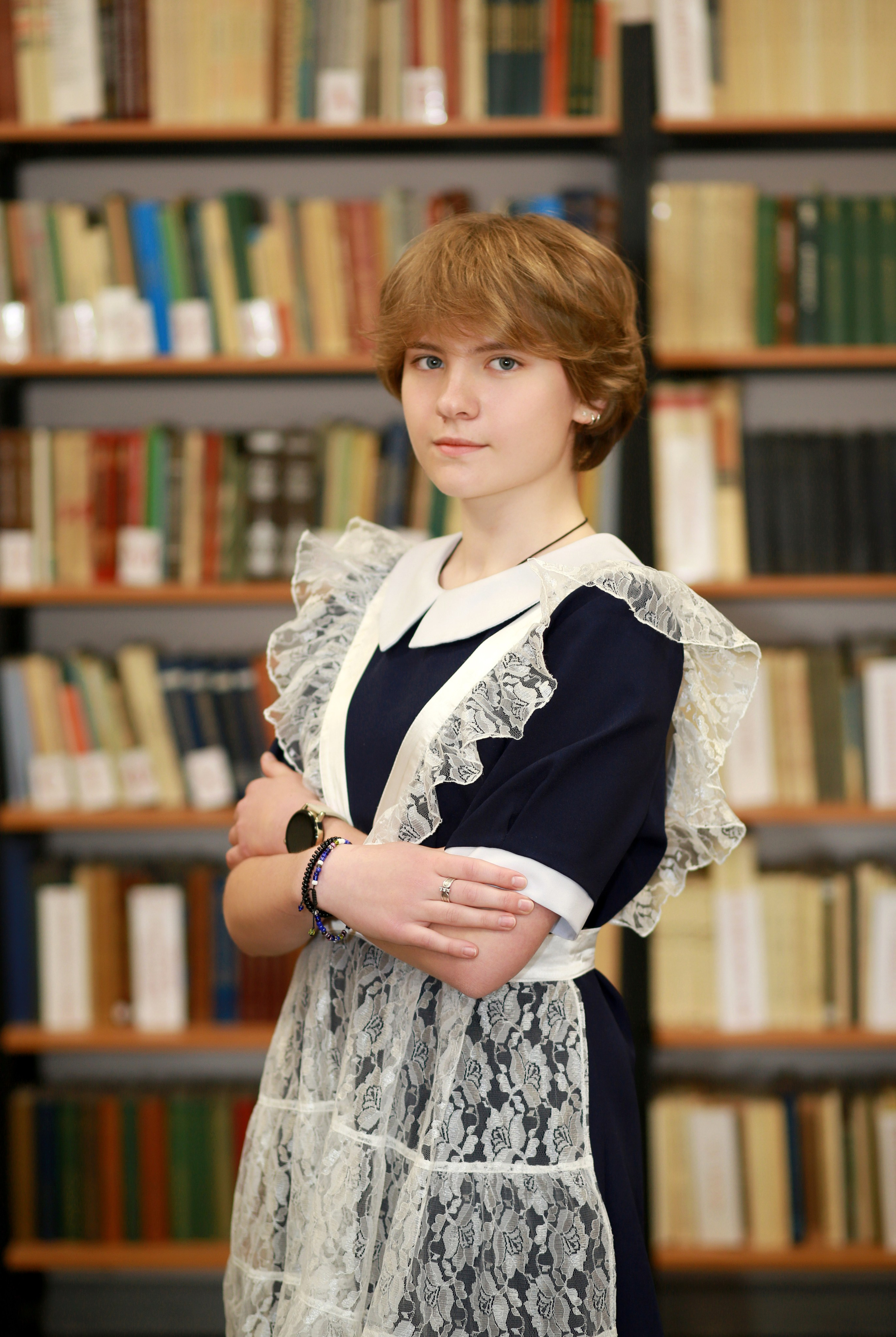 Съемка в библиотеке. Выпускные альбомы Воронеж от Веры Соколовой