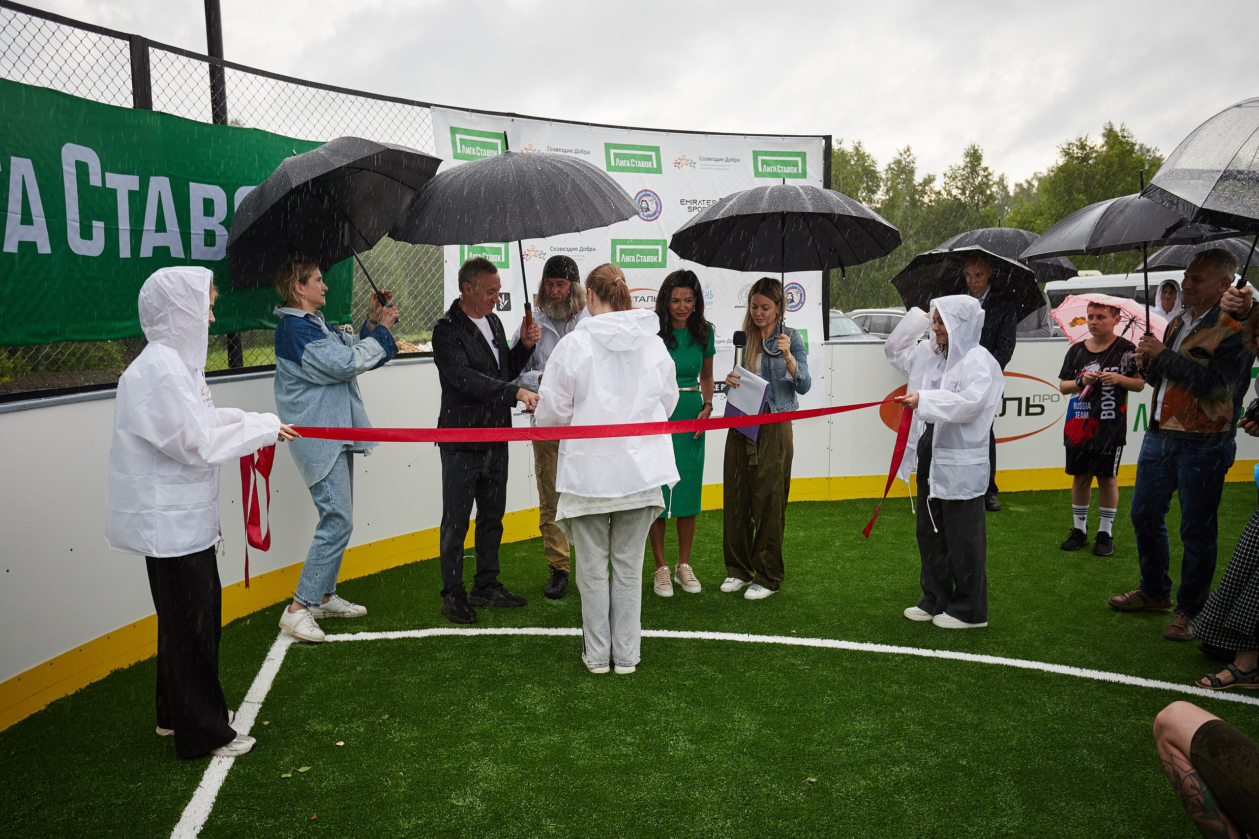 Открытие хоккейной площадки с Федором Конюховым. Репортажный Фотограф