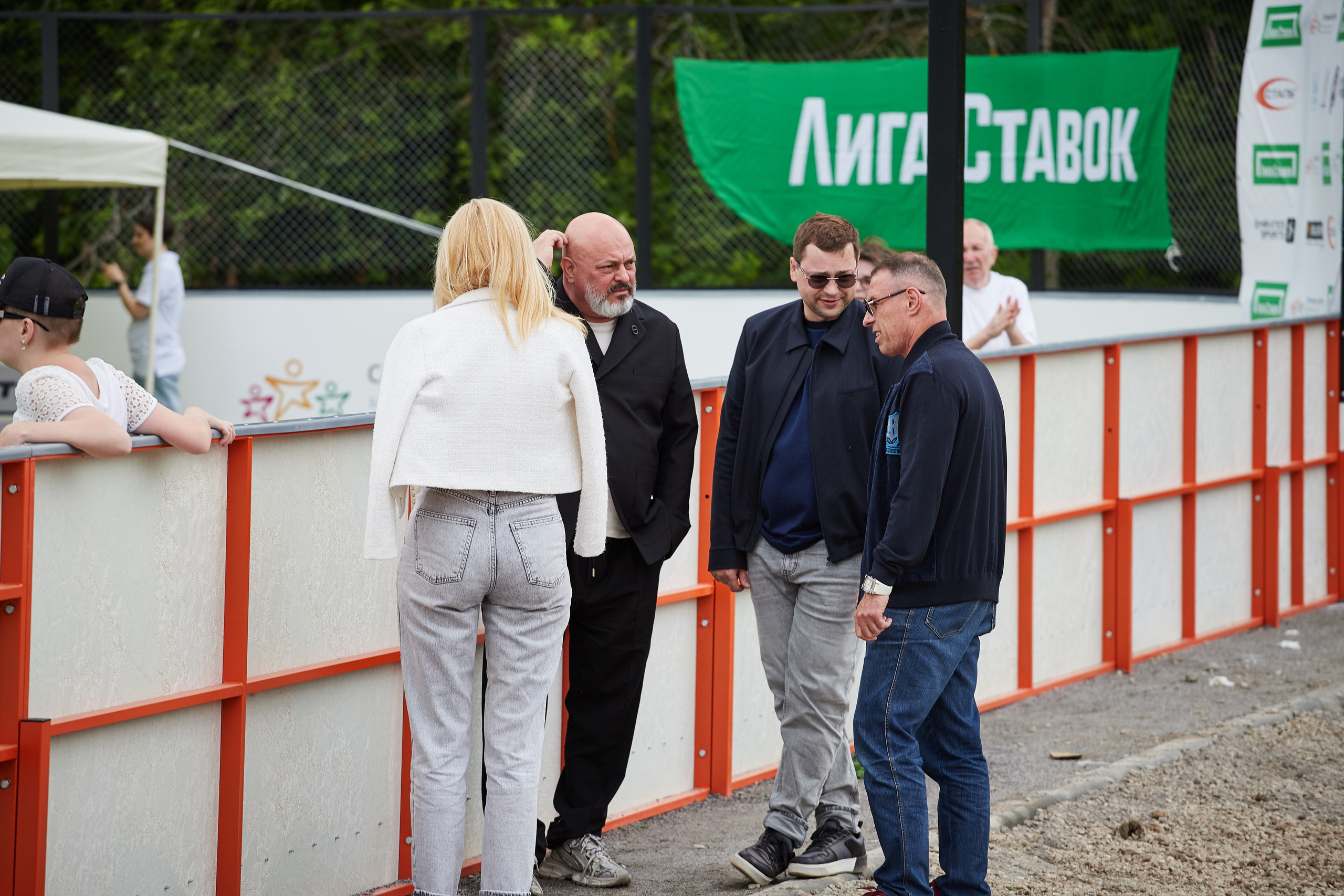 Открытие хоккейной площадки с Федором Конюховым. Репортажный Фотограф
