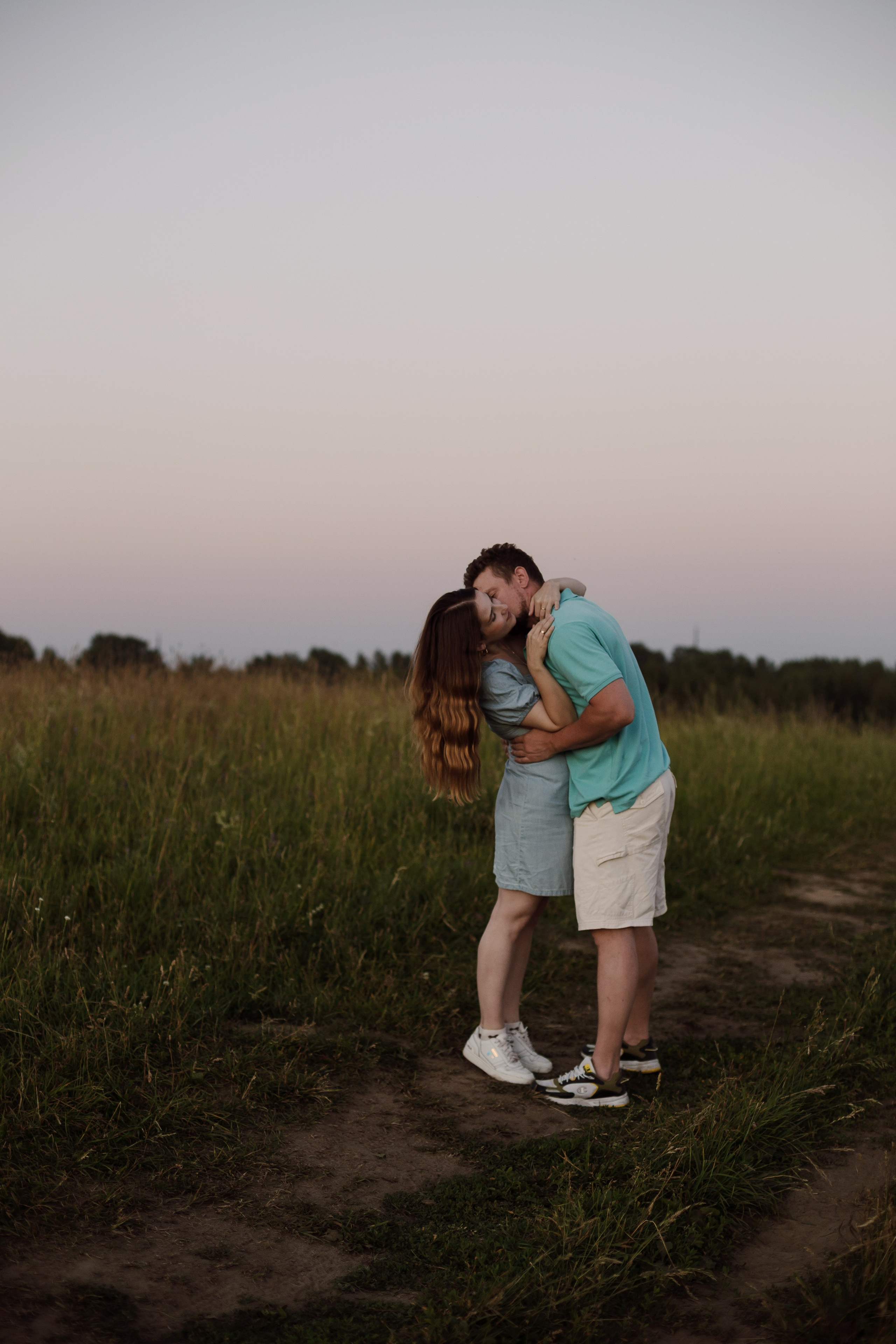 Колтушские высоты — Марина и Сергей. Портретный фотограф в Санкт-Петербурге Элина Ситникова