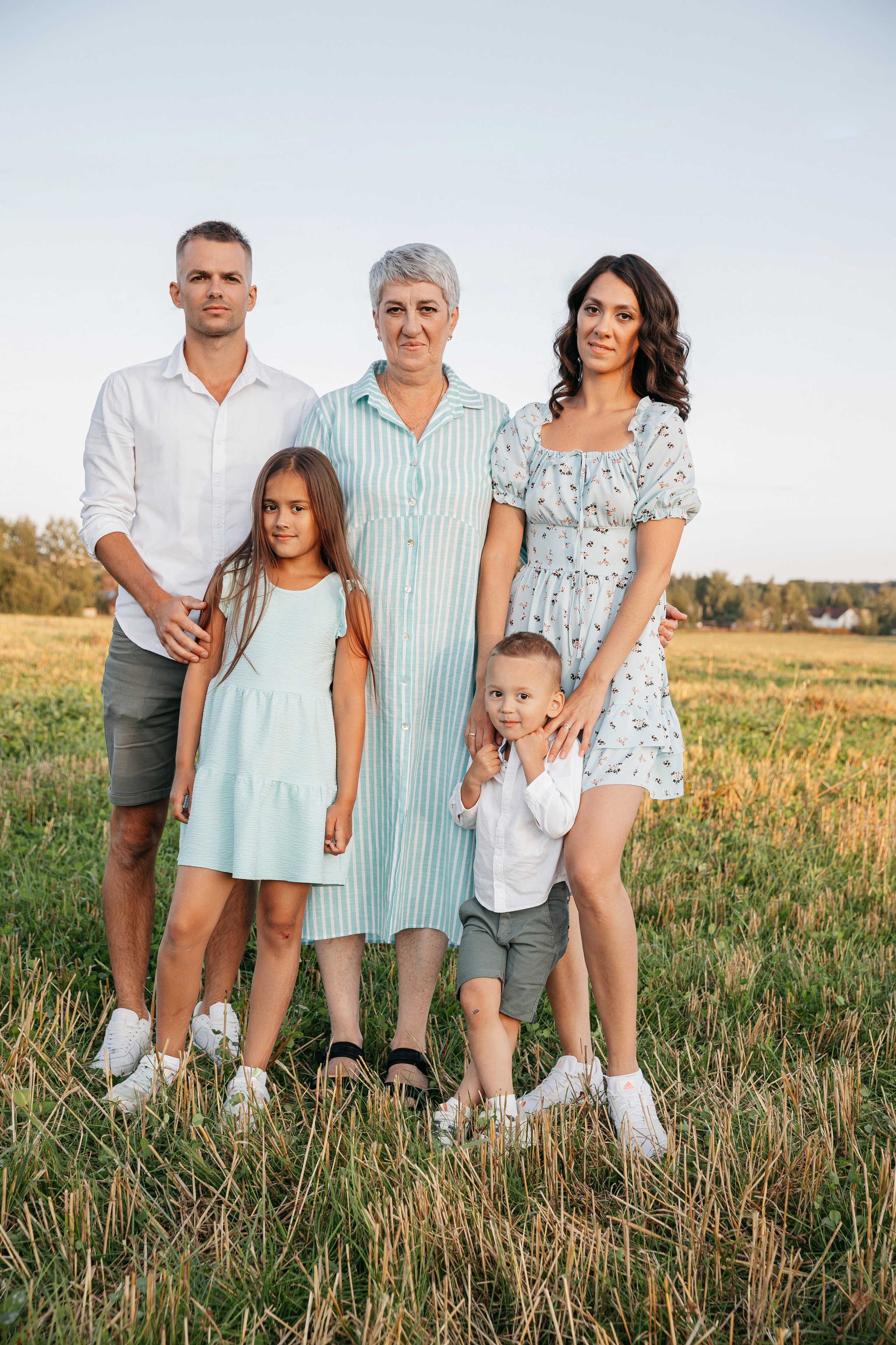 Семейная закатная съемка. Фотограф в Твери Лагодная Яна