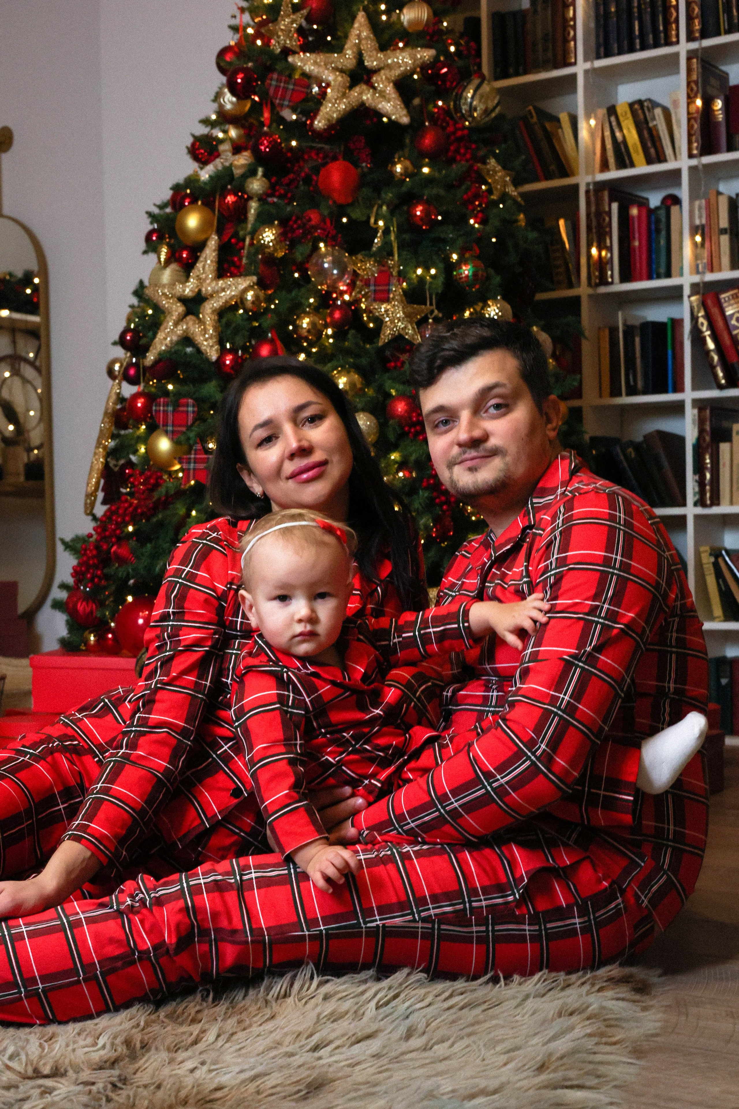 Новогодняя история «Наталья и ее семья». Фотограф в Москве Анастасия Калинина