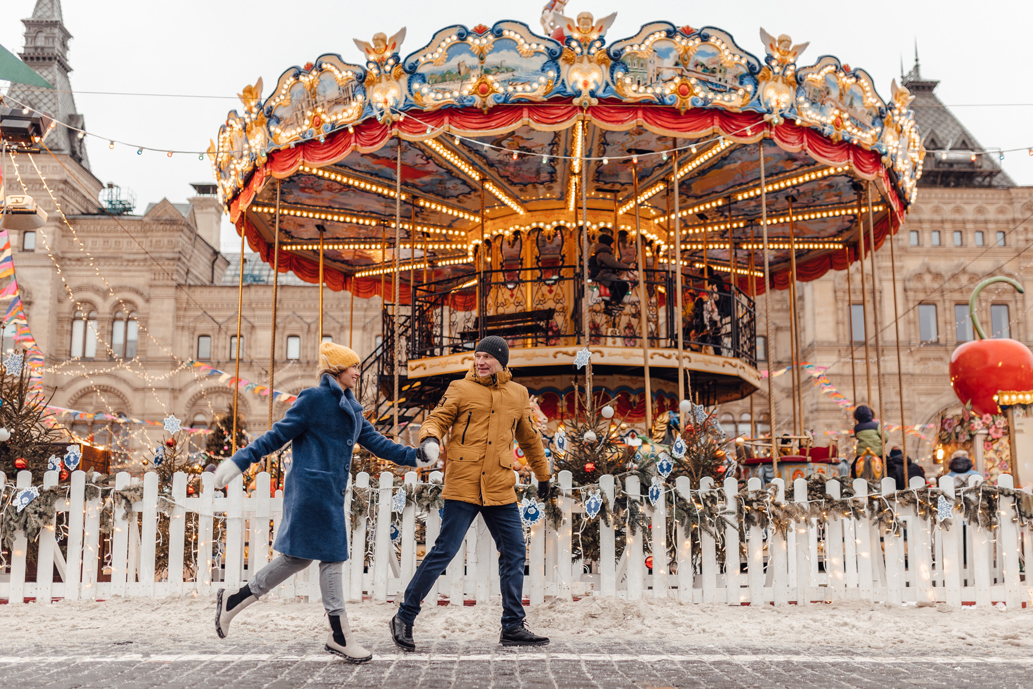 Фотосессия у карусели